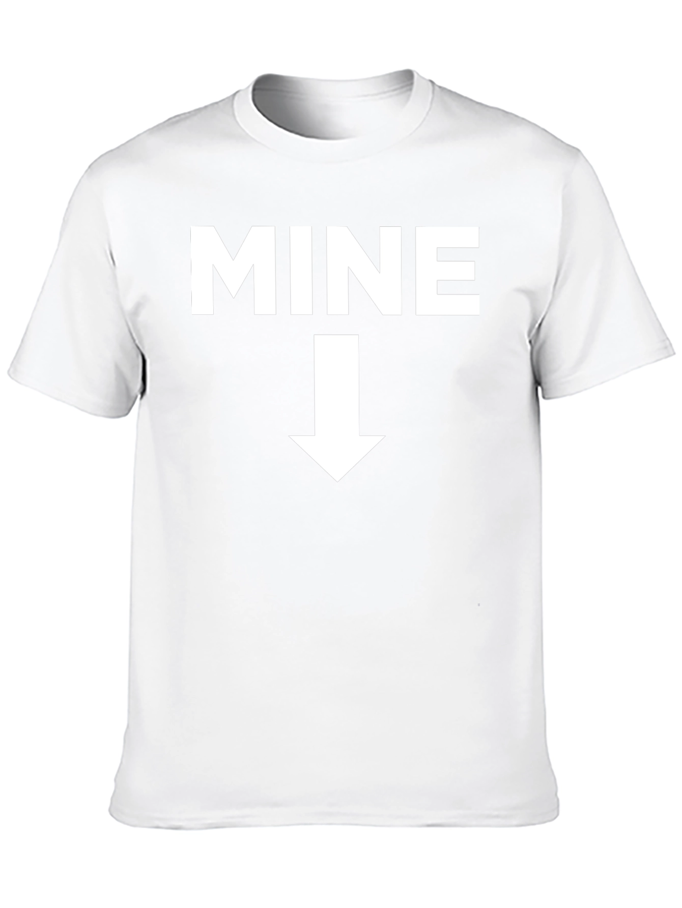 MINE Arrow Novelty Graphic T-Shirt - Black
