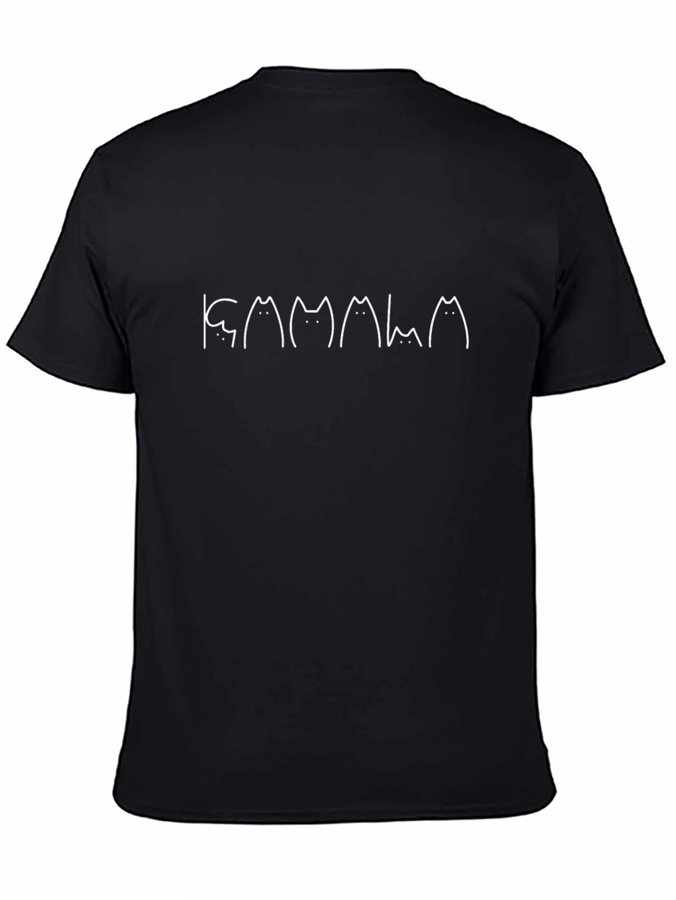Abstract Cats T-Shirt - Modern Art Tee