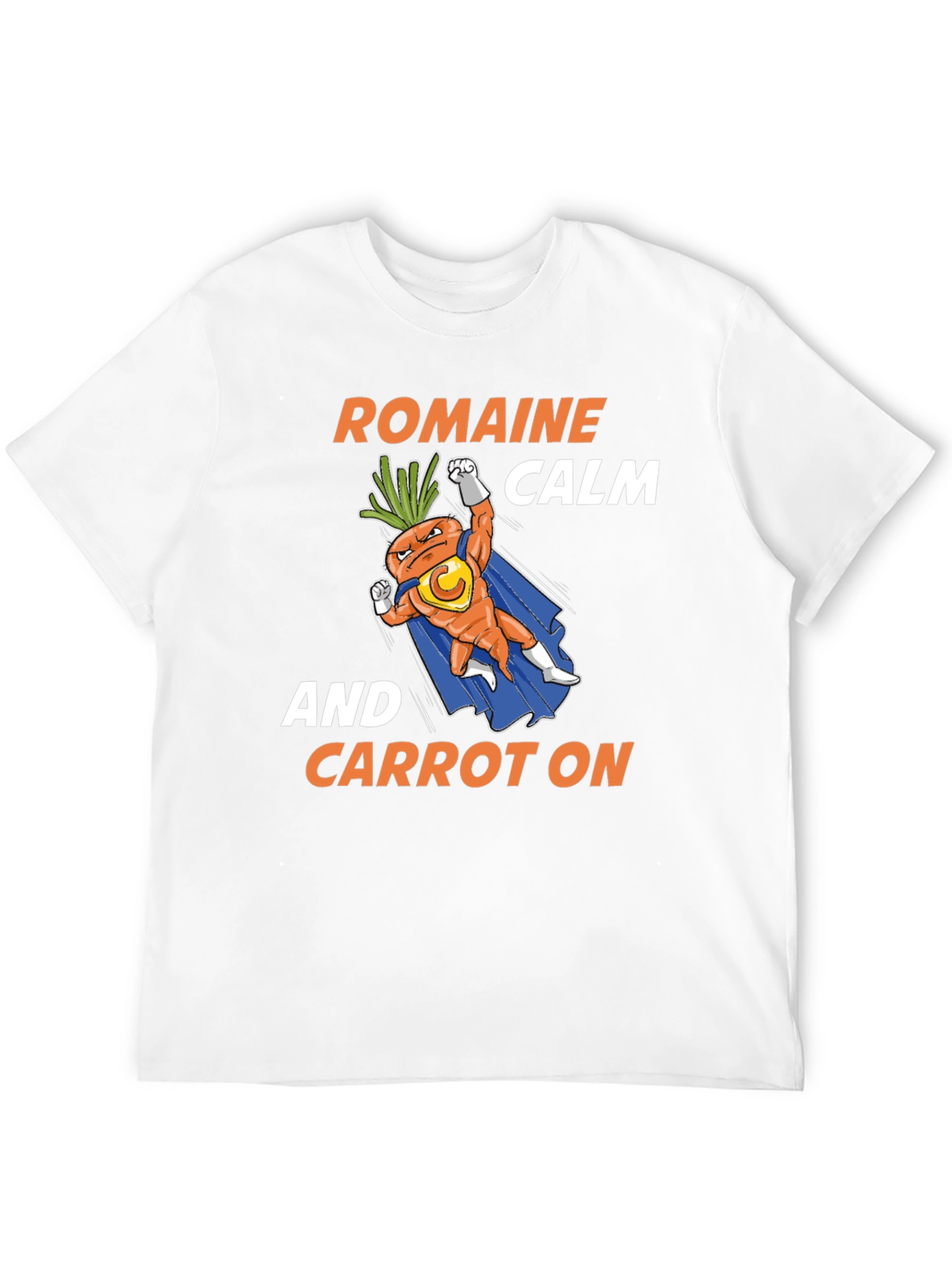Romaine Calm and Carrot On Graphic T-Shirt