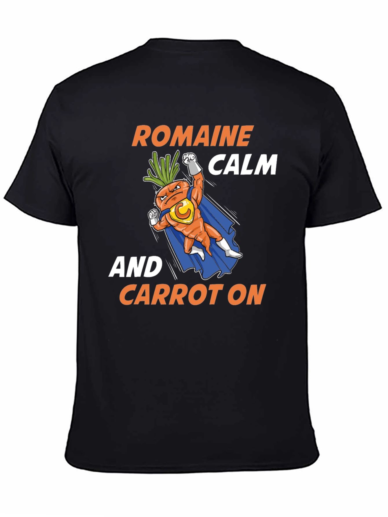 Romaine Calm and Carrot On Graphic T-Shirt
