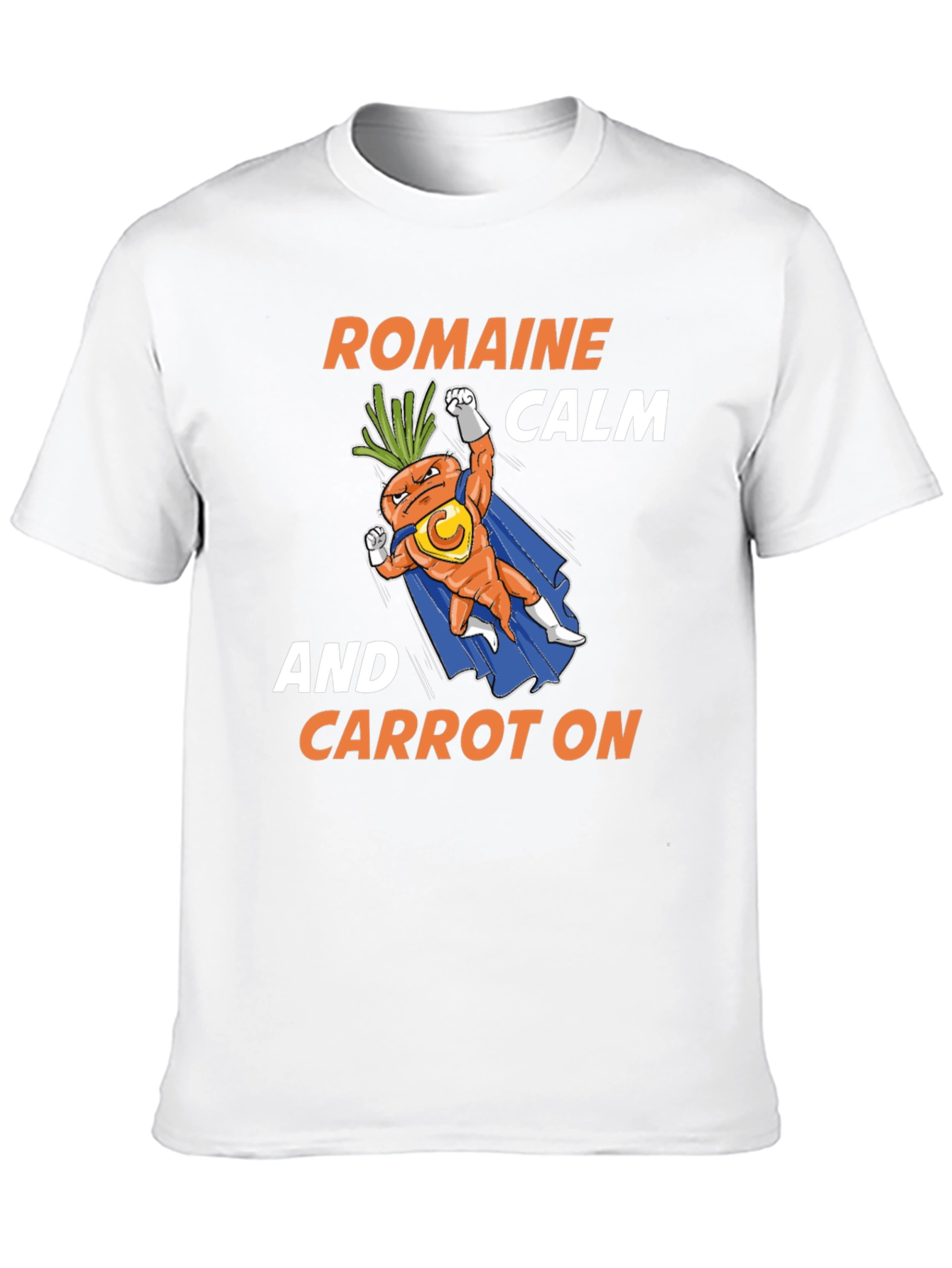 Romaine Calm and Carrot On Graphic T-Shirt