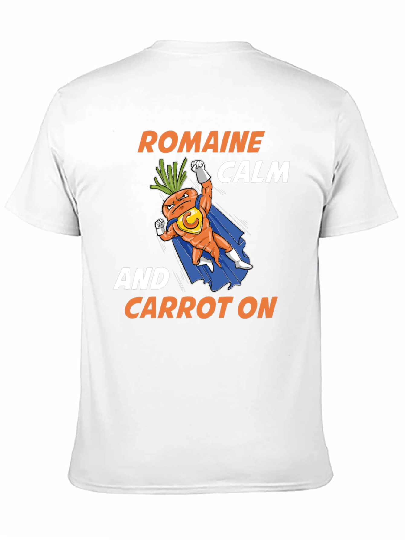 Romaine Calm and Carrot On Graphic T-Shirt