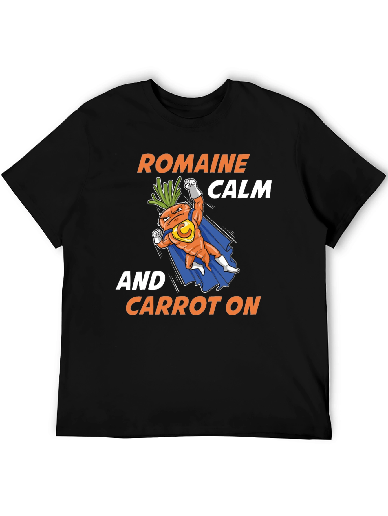 Romaine Calm and Carrot On Graphic T-Shirt