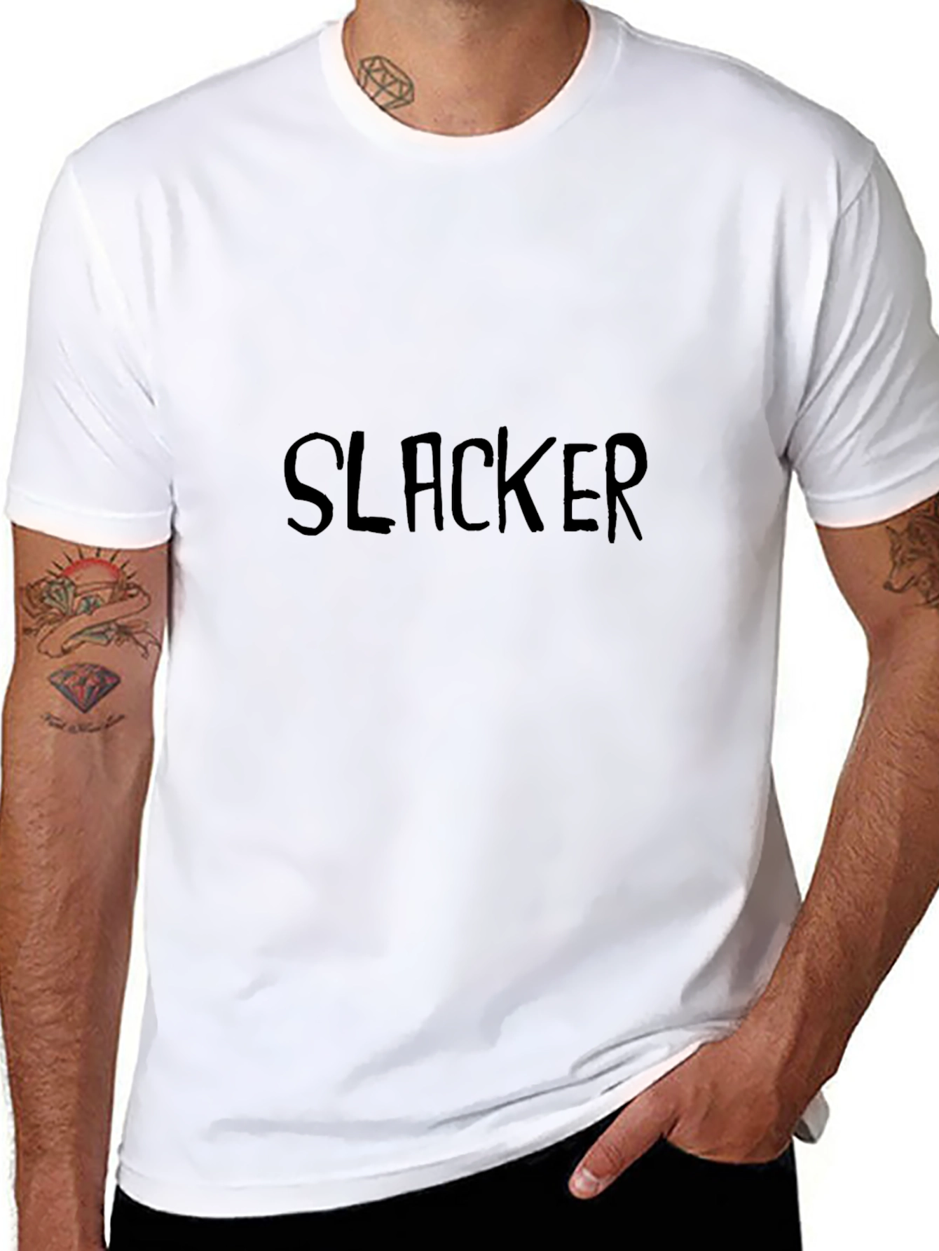 Slacker Black T-Shirt