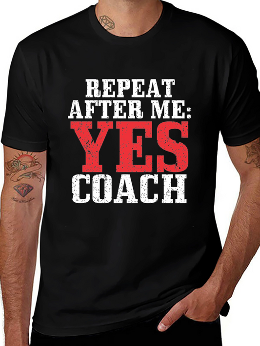 Yes Coach T-Shirt - Funny Sports Tee