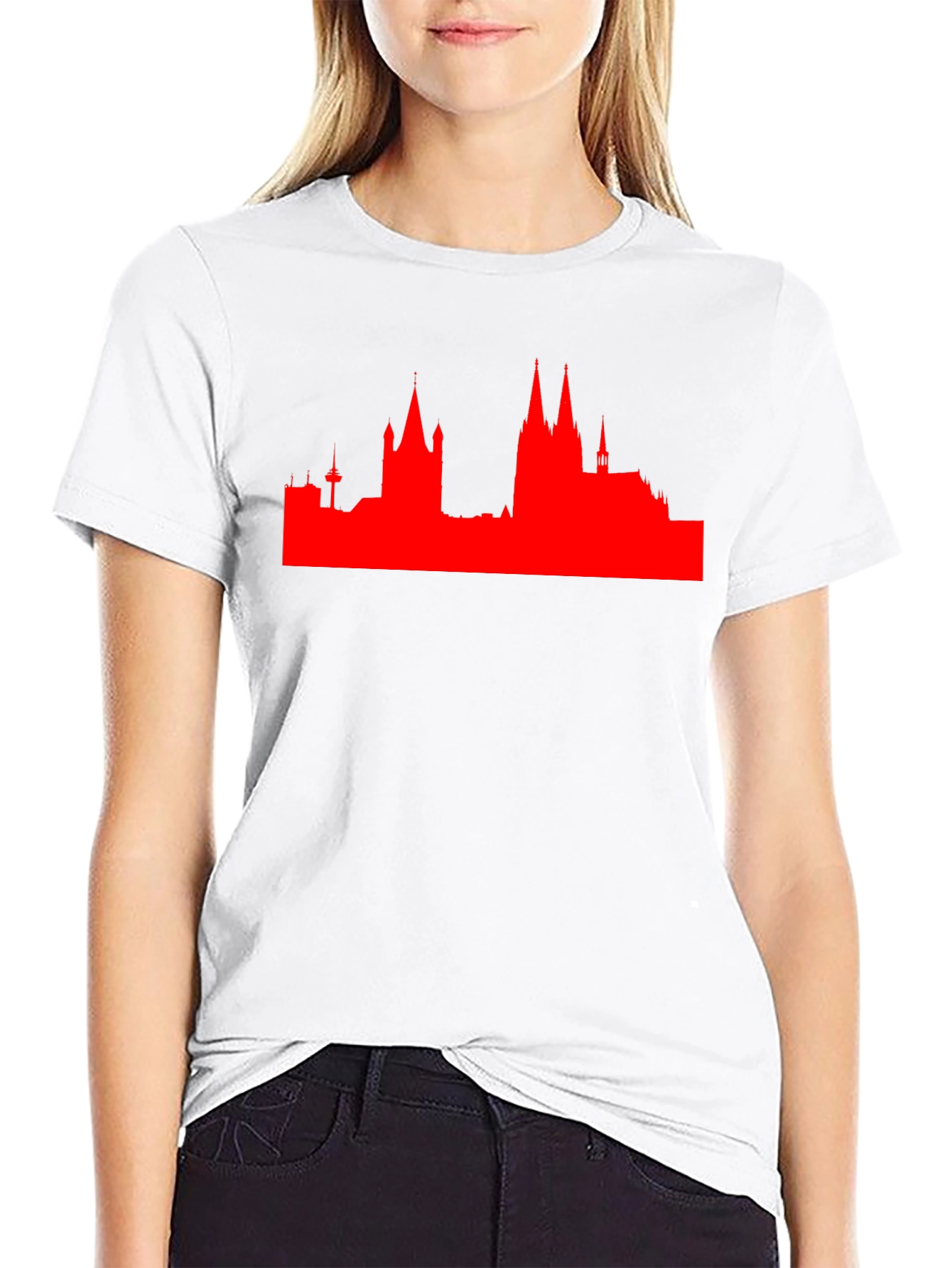 City Skyline Graphic Tee - Modern Style