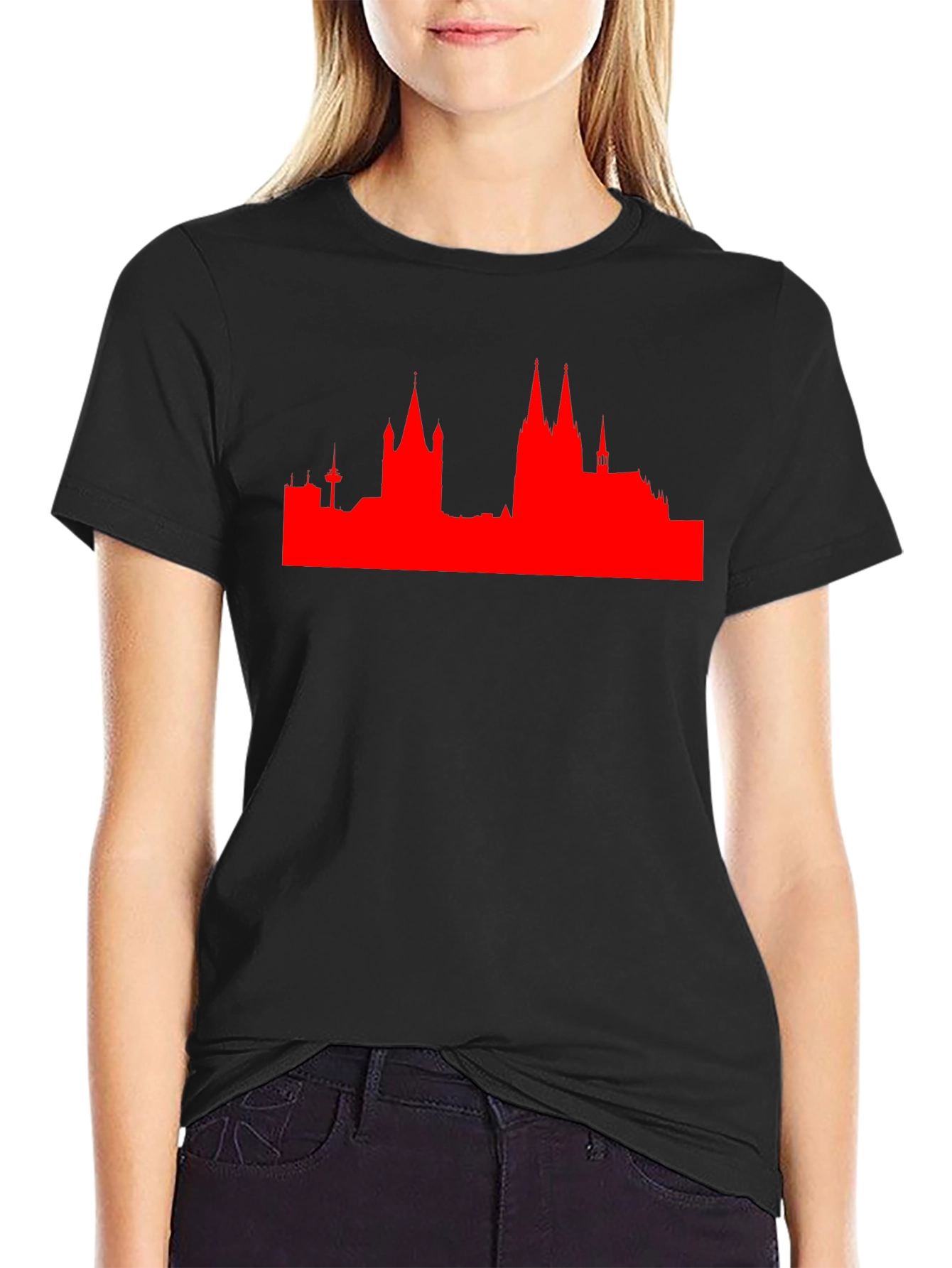 City Skyline Graphic Tee - Modern Style