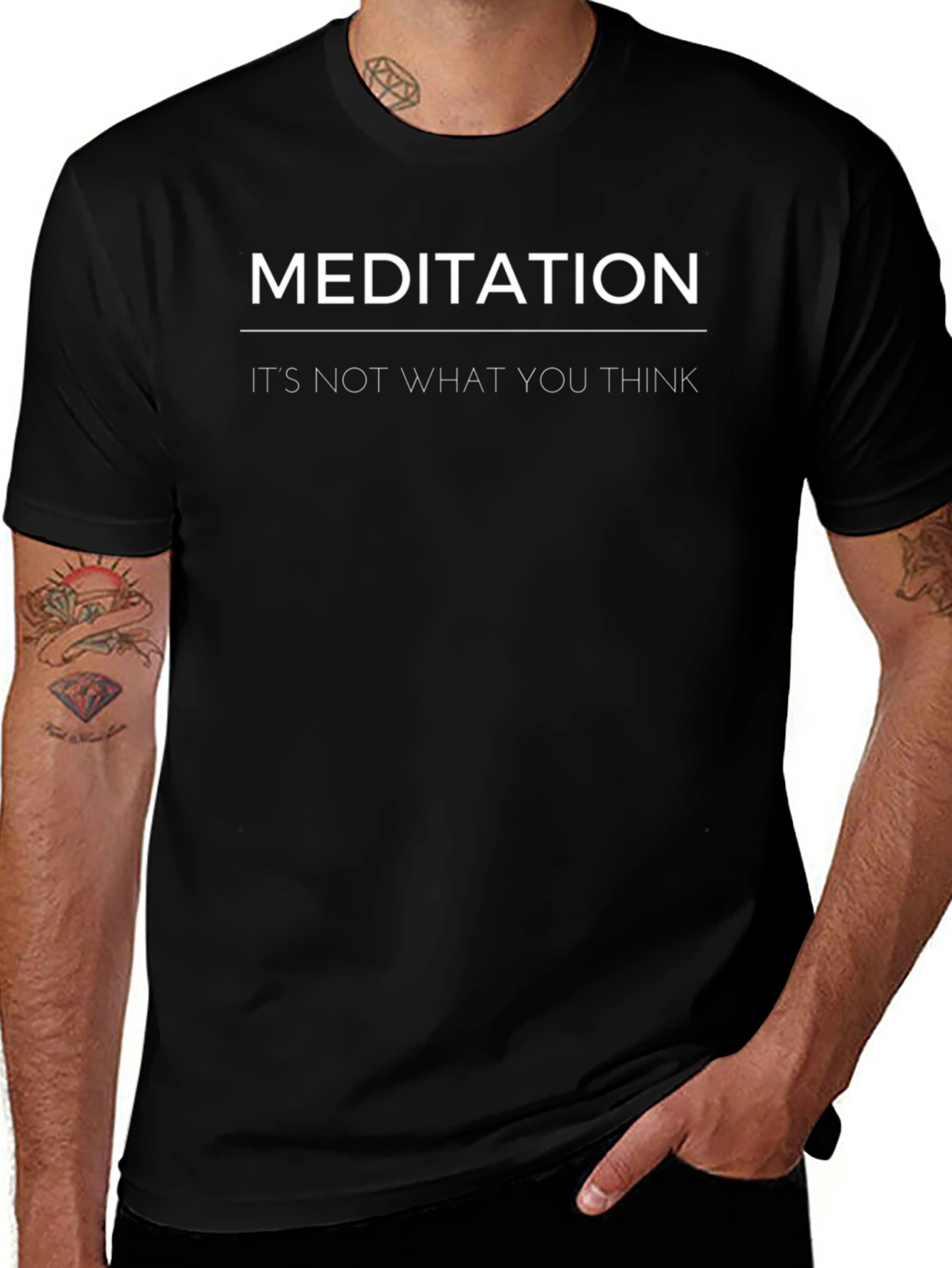 Meditation T-Shirt - Its Not What You Think