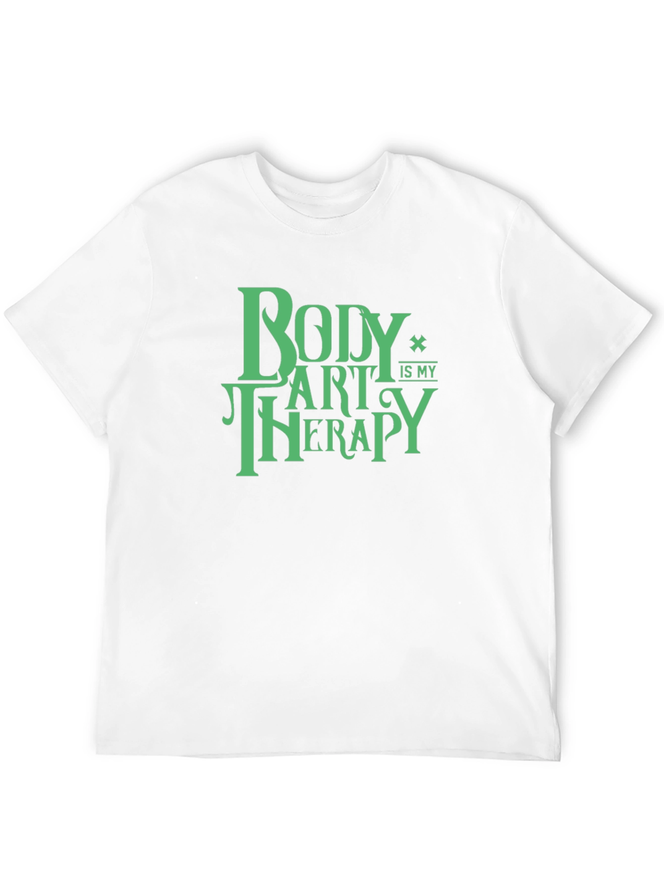 Body Art Therapy T-Shirt - Black Cotton Graphic Tee