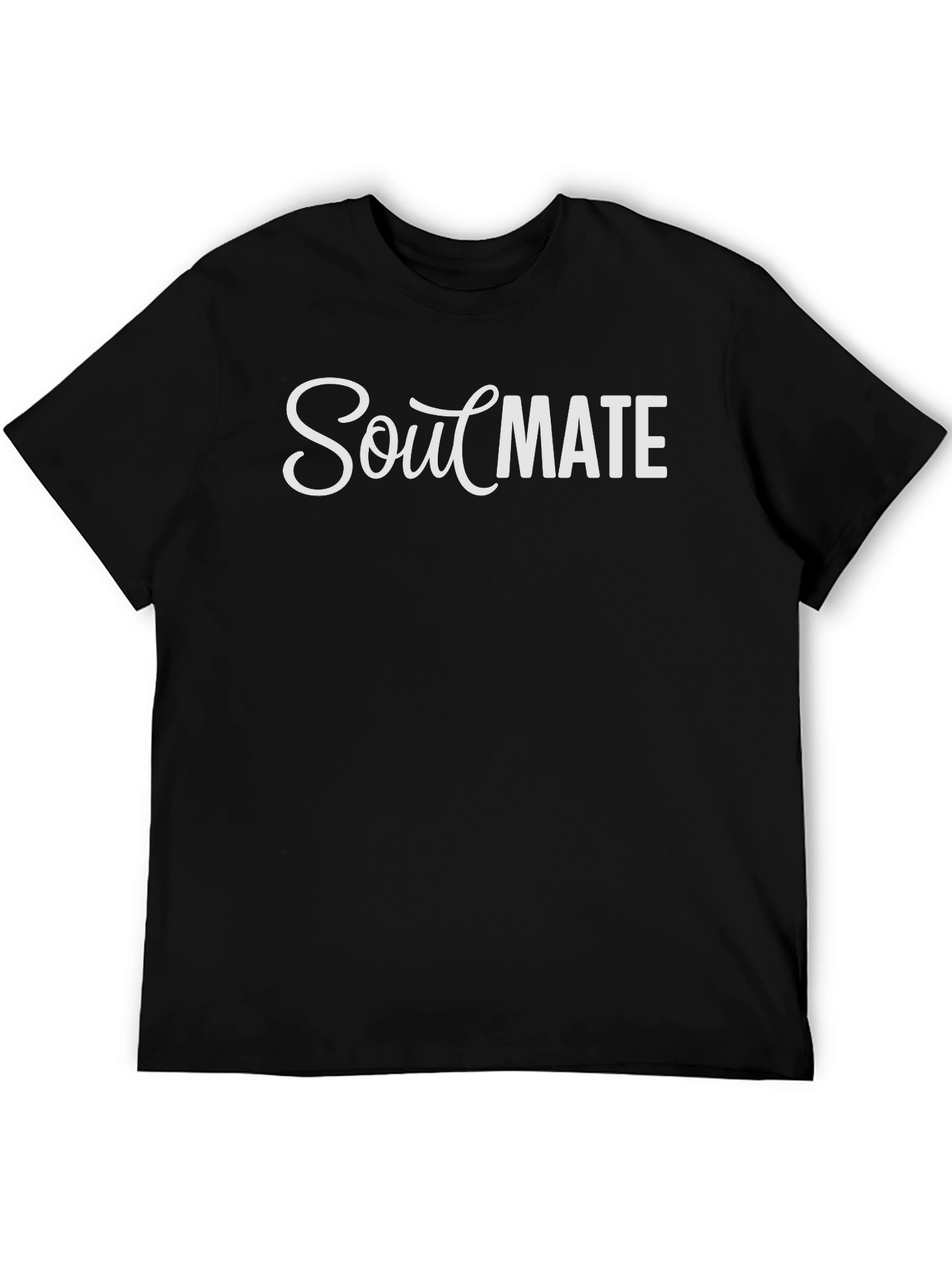 Soulmate Graphic Tee - Modern Black T-Shirt
