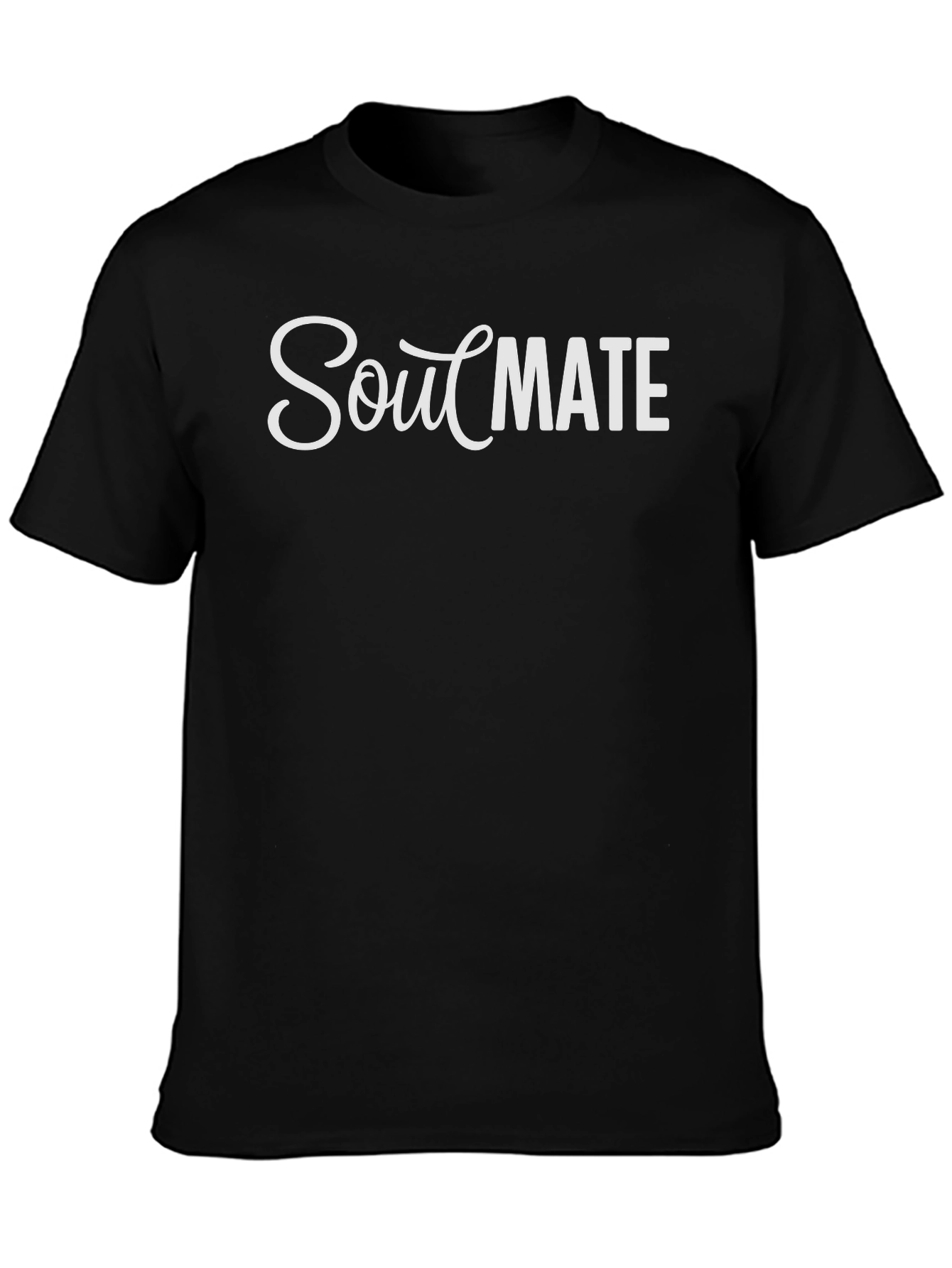 Soulmate Graphic Tee - Modern Black T-Shirt