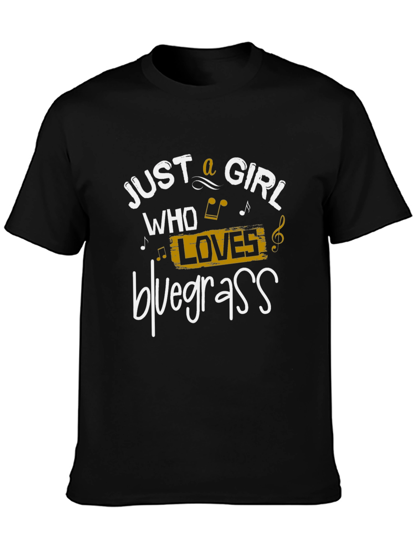 Just a Girl Who Loves Bluegrass T-Shirt