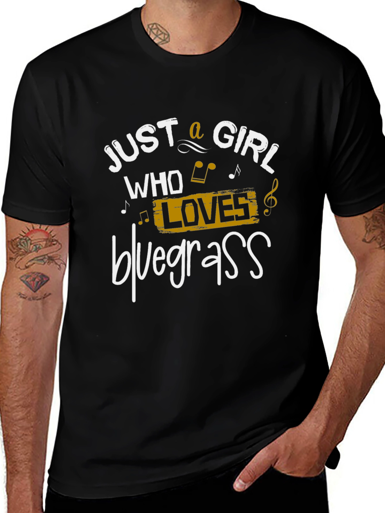 Just a Girl Who Loves Bluegrass T-Shirt
