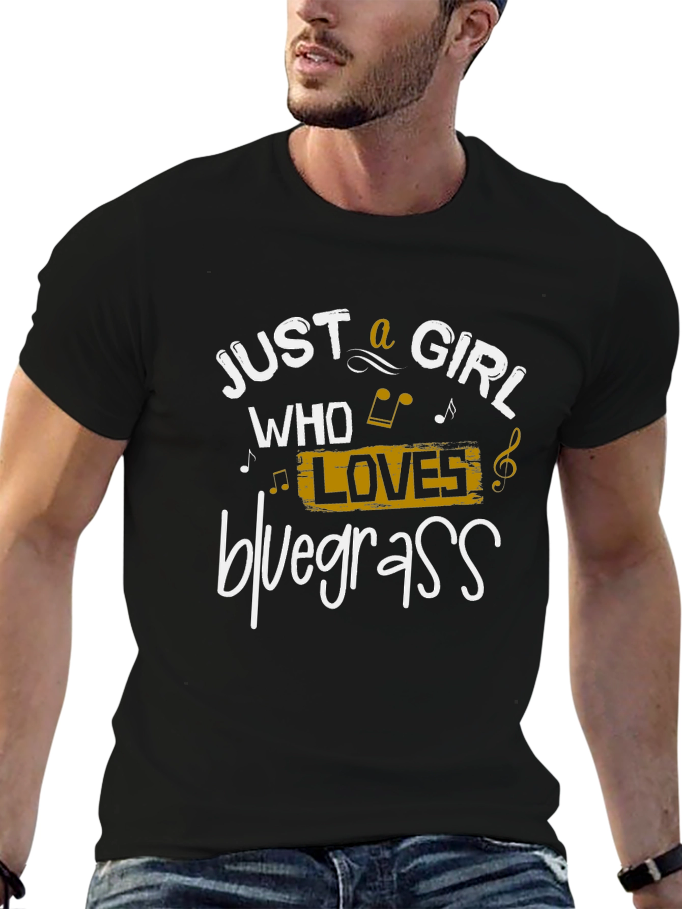 Just a Girl Who Loves Bluegrass T-Shirt