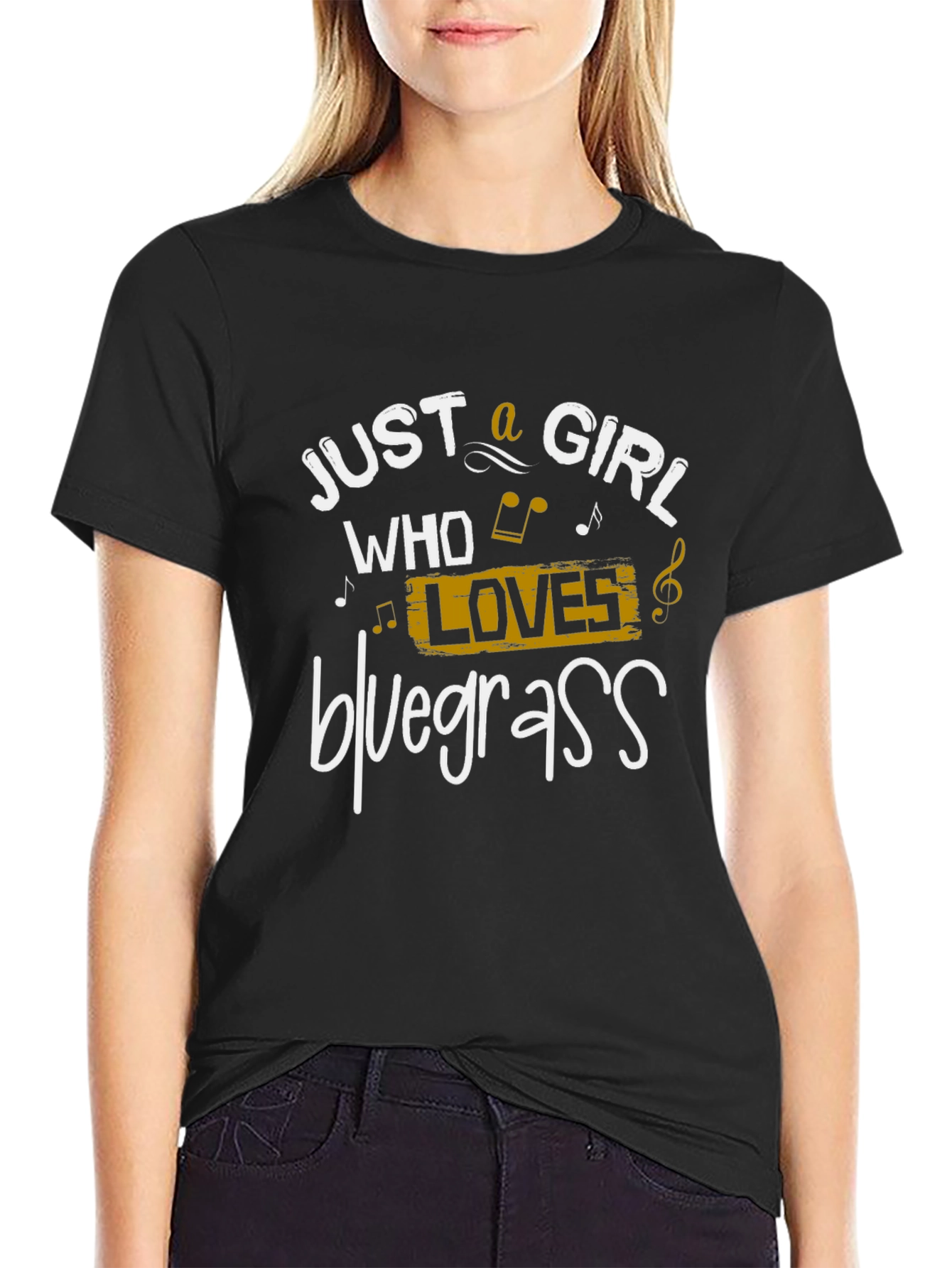 Just a Girl Who Loves Bluegrass T-Shirt