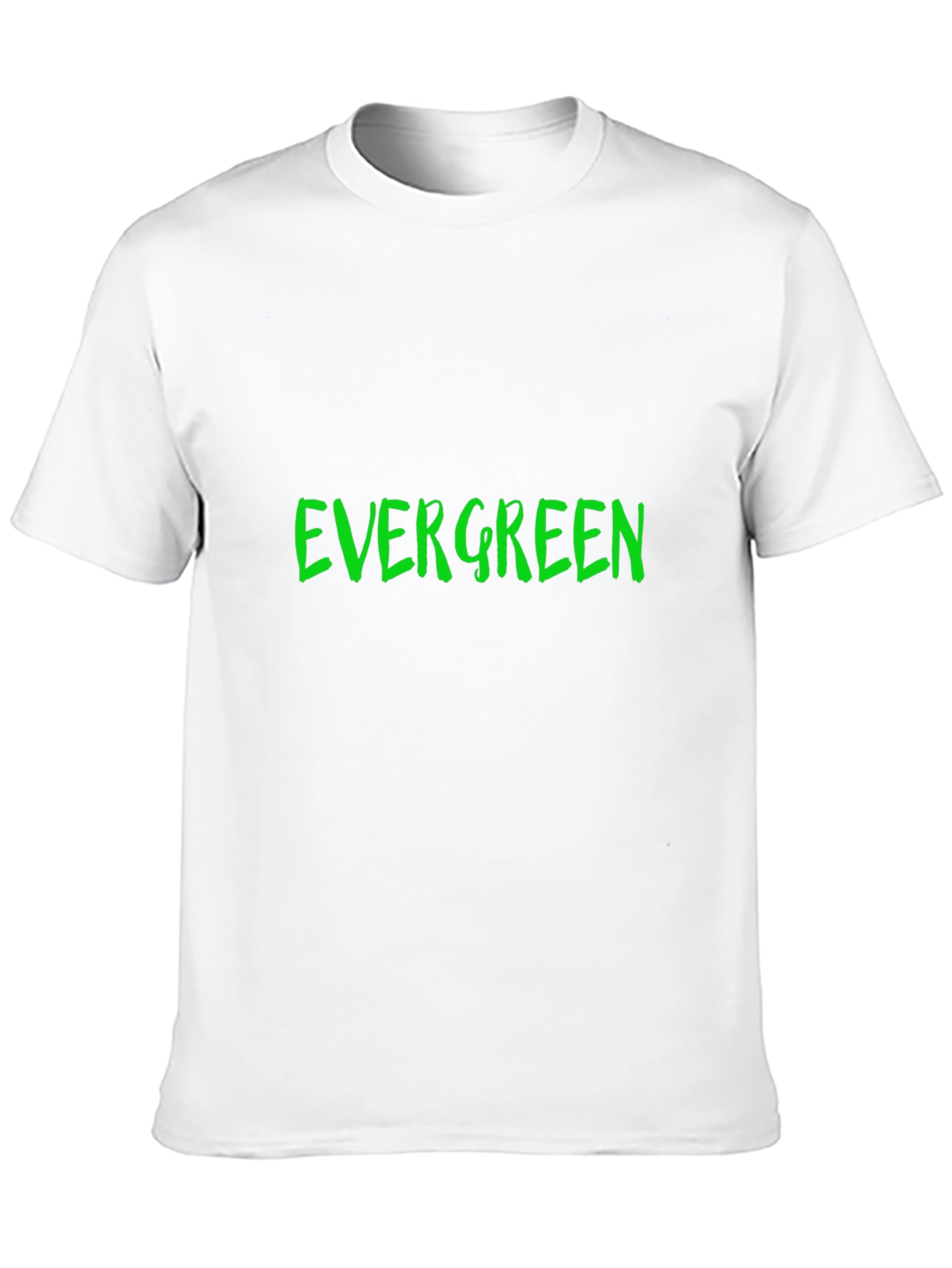Evergreen Graphic Print Black T-Shirt