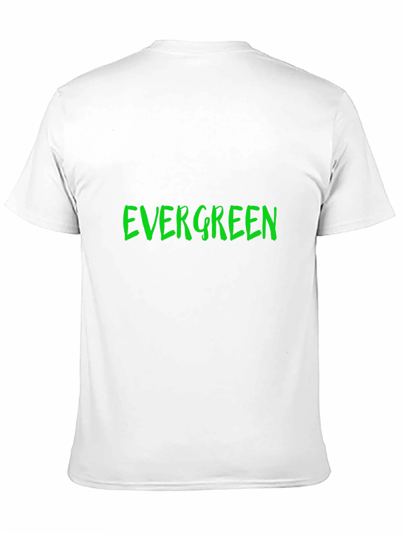 Evergreen Graphic Print Black T-Shirt