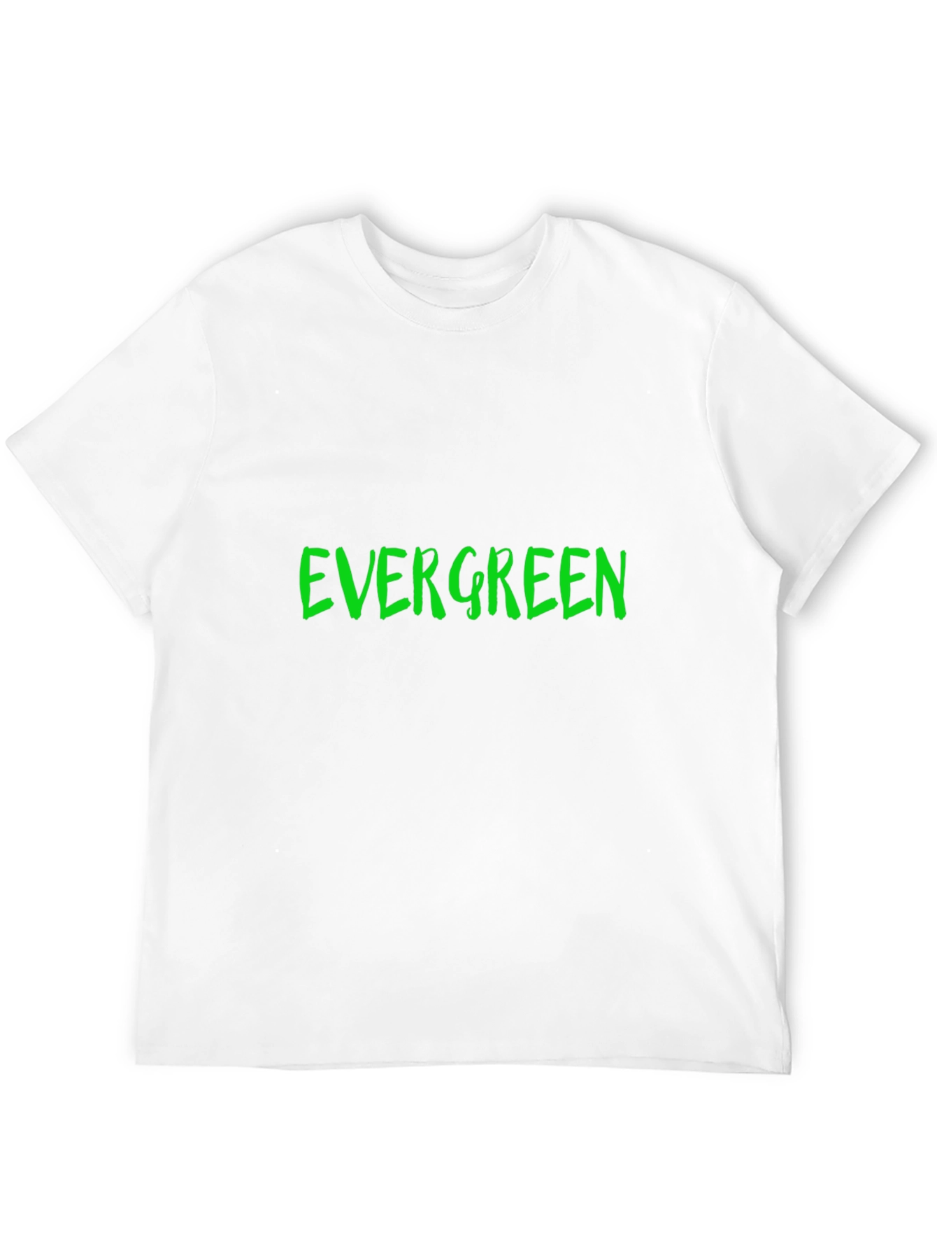 Evergreen Graphic Print Black T-Shirt