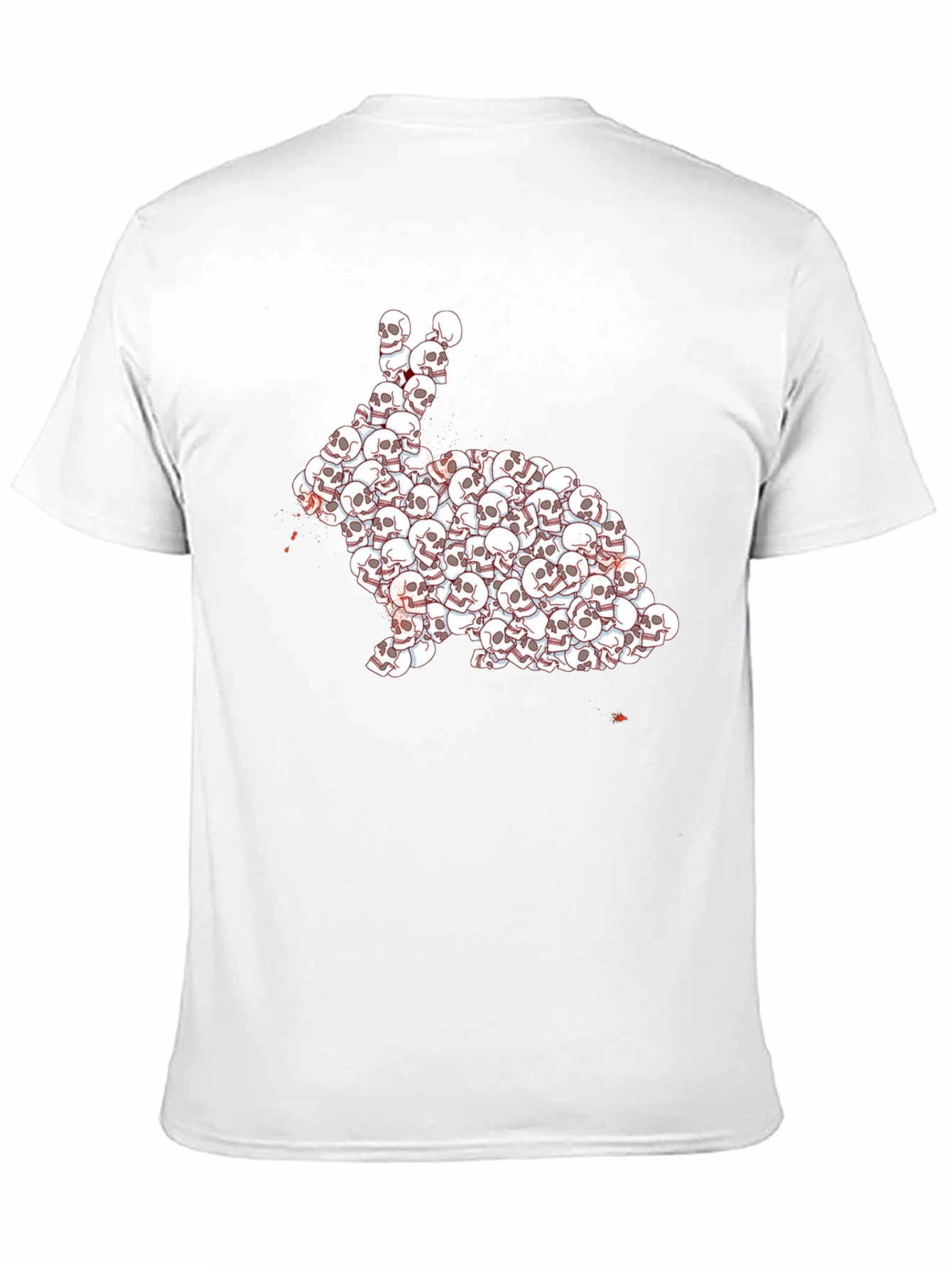 Skull Rabbit Graphic T-Shirt - Dark Humor Tee