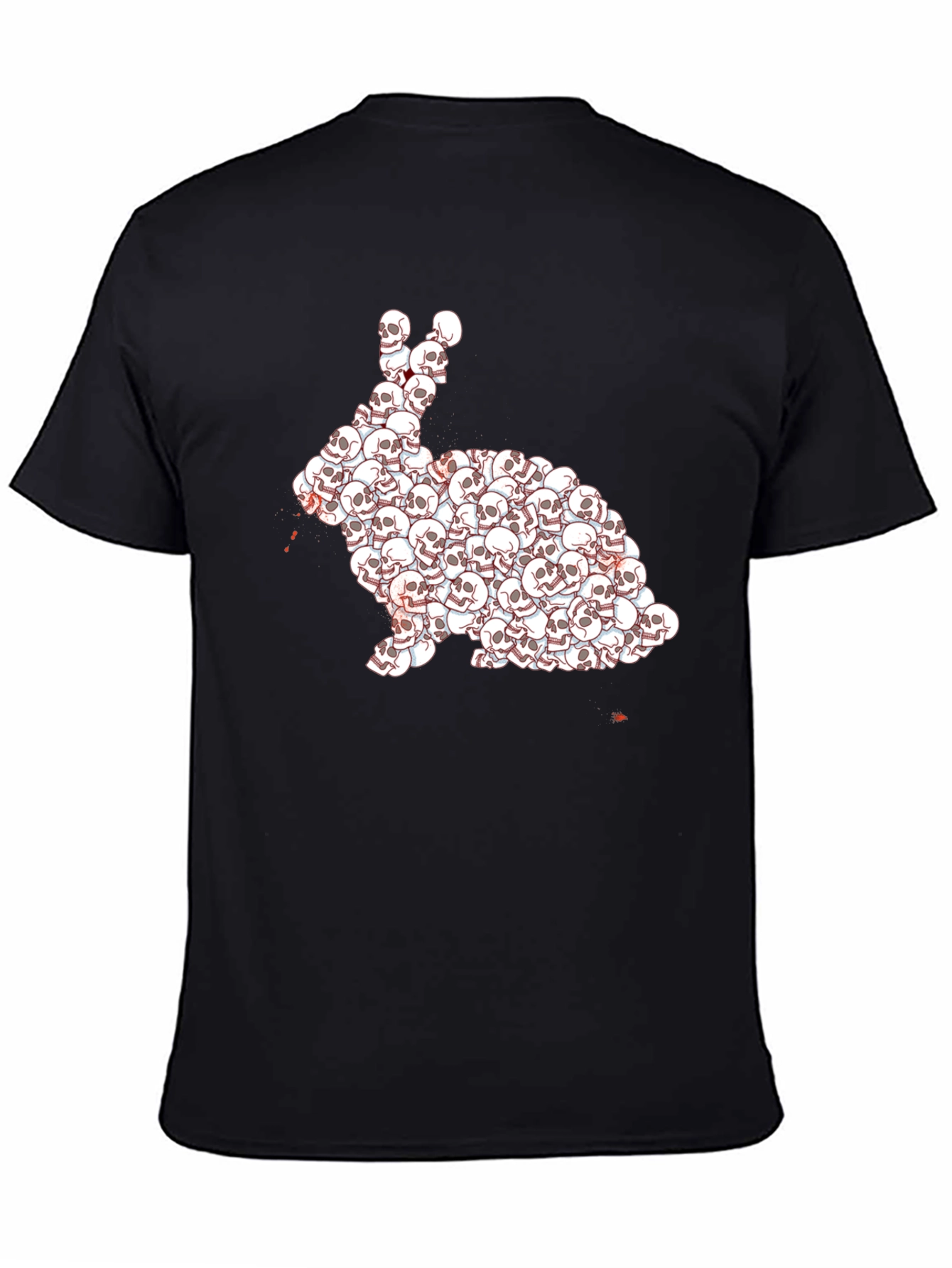 Skull Rabbit Graphic T-Shirt - Dark Humor Tee