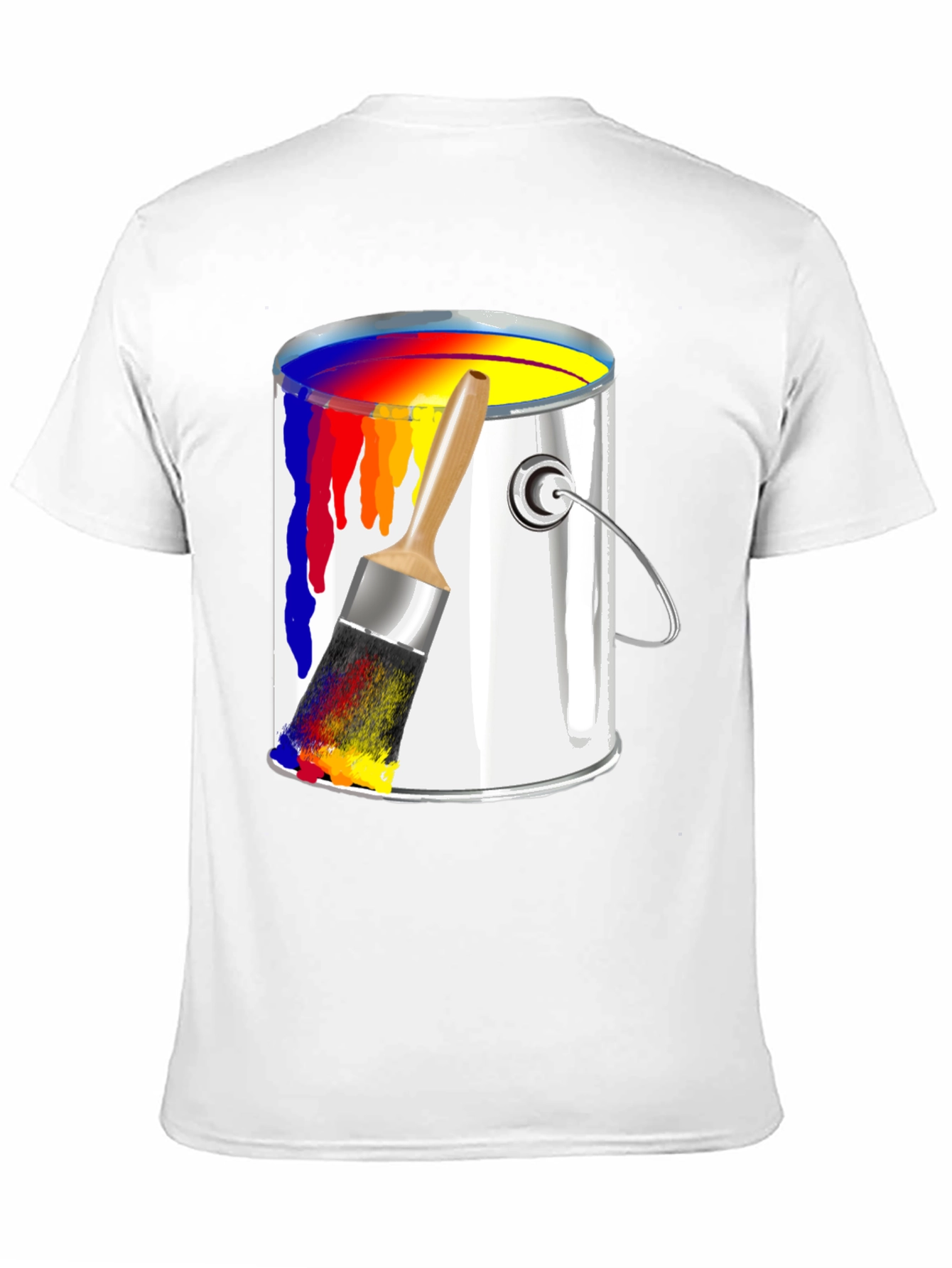 Paint Bucket & Brush Graphic Tee - Artist Inspired