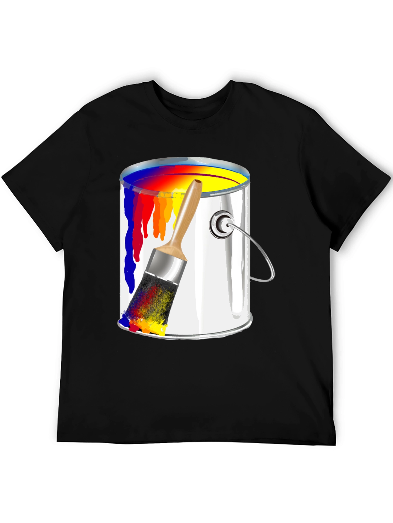 Paint Bucket & Brush Graphic Tee - Artist Inspired