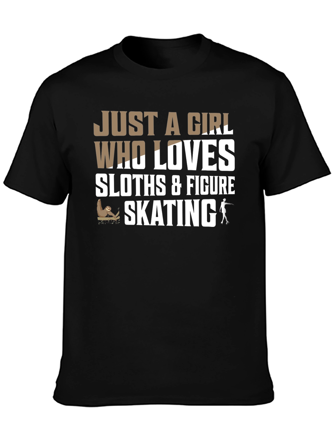 Sloth & Figure Skating Lover T-Shirt