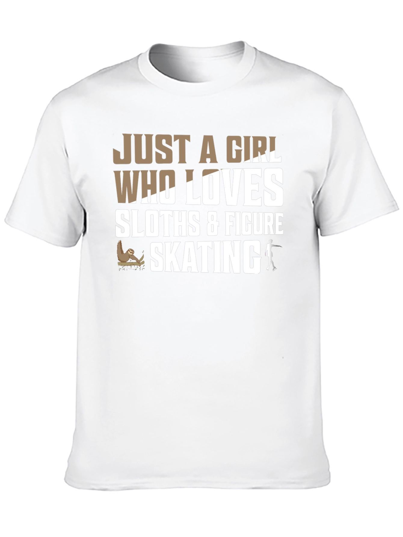 Sloth & Figure Skating Lover T-Shirt