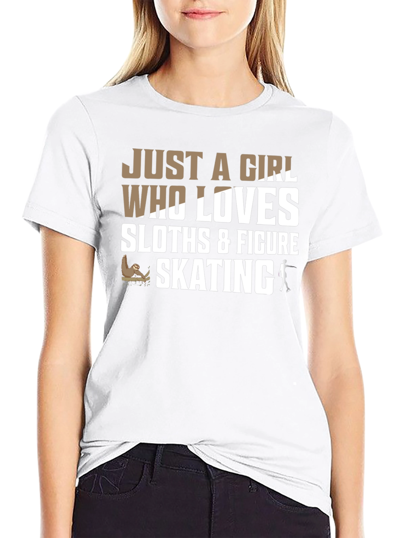 Sloth & Figure Skating Lover T-Shirt