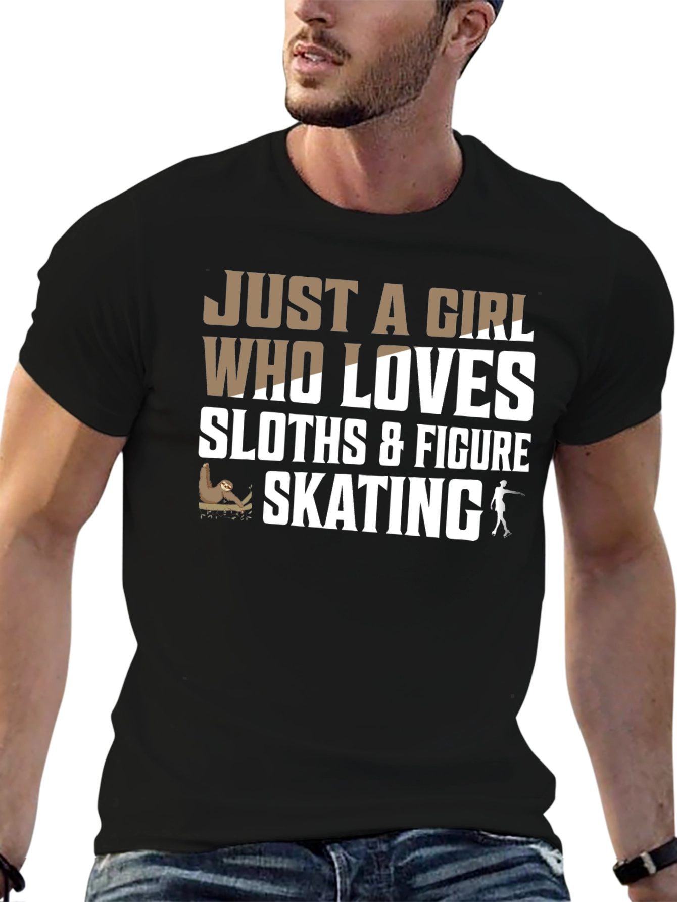 Sloth & Figure Skating Lover T-Shirt