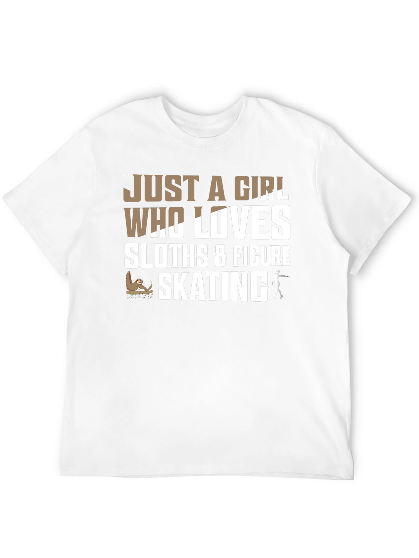 Sloth & Figure Skating Lover T-Shirt