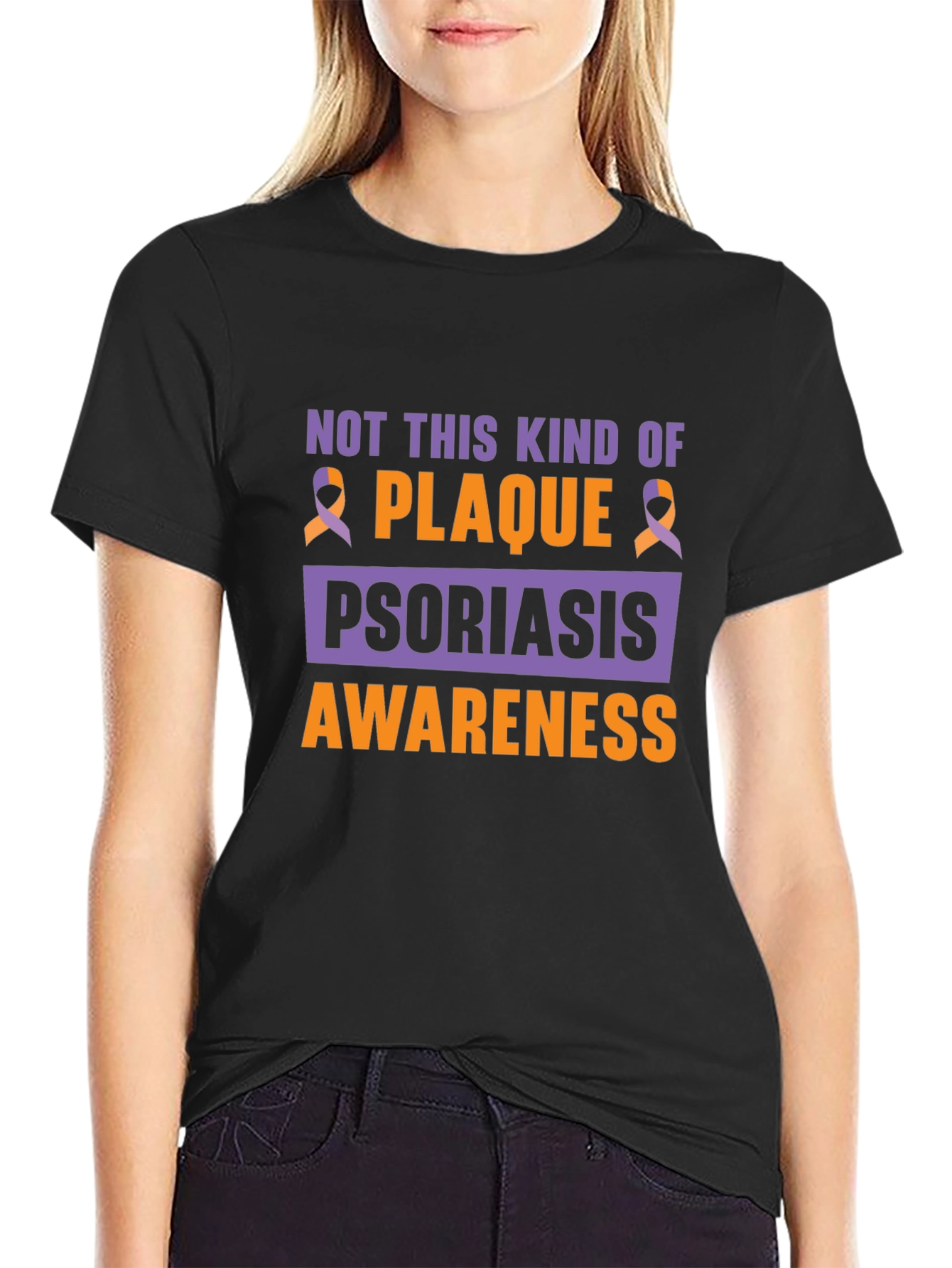 Psoriasis Awareness Ribbon Graphic Tee
