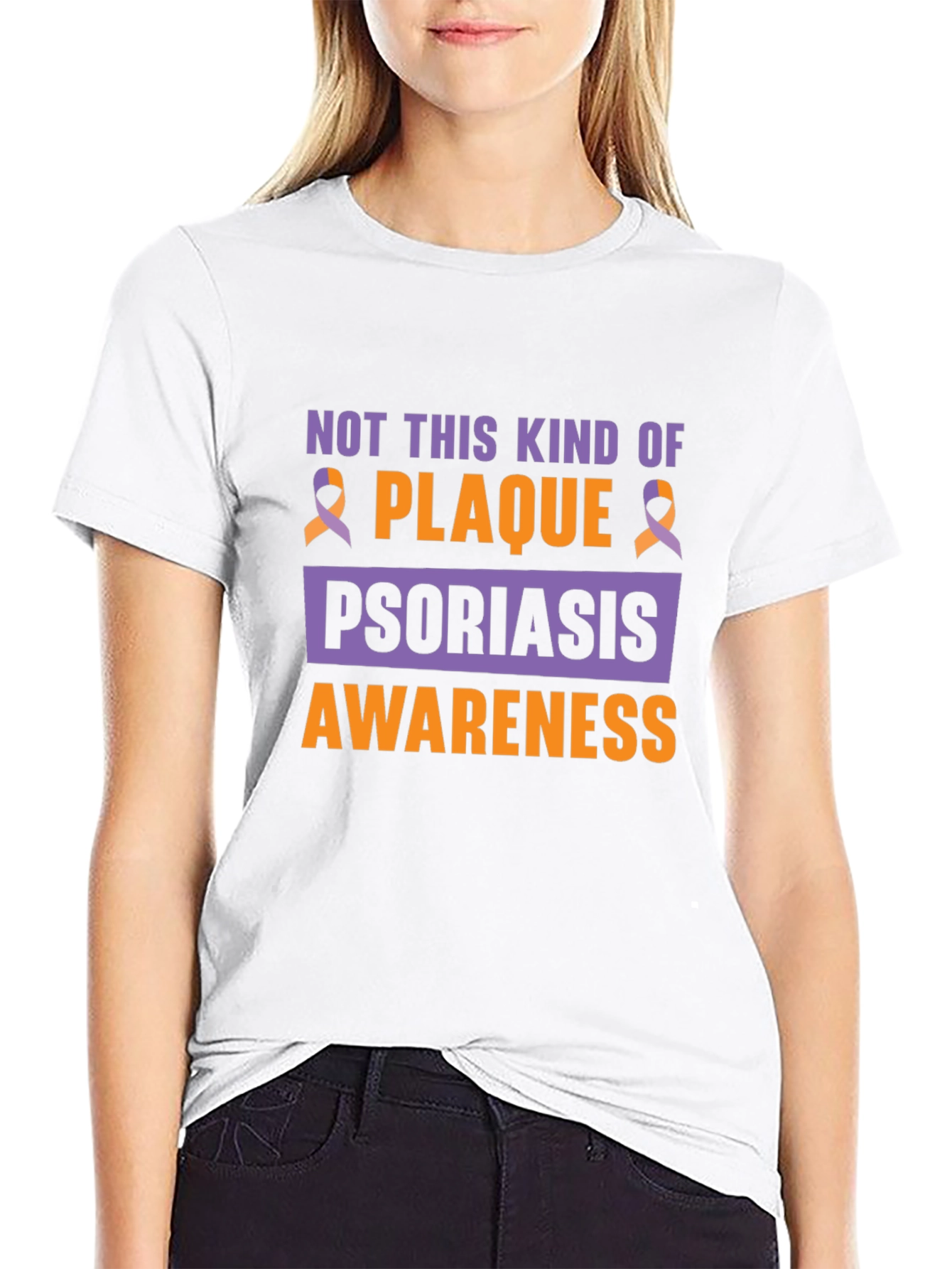 Psoriasis Awareness Ribbon Graphic Tee
