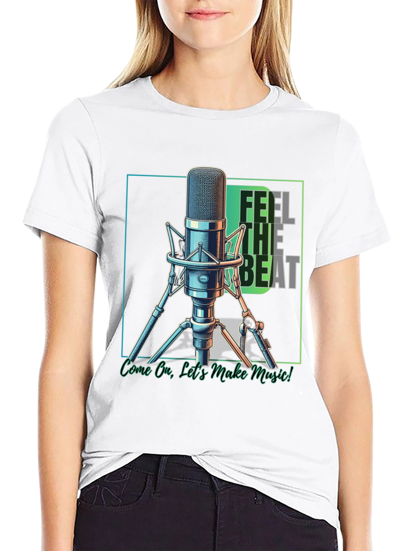 Feel the Beat Music T-Shirt