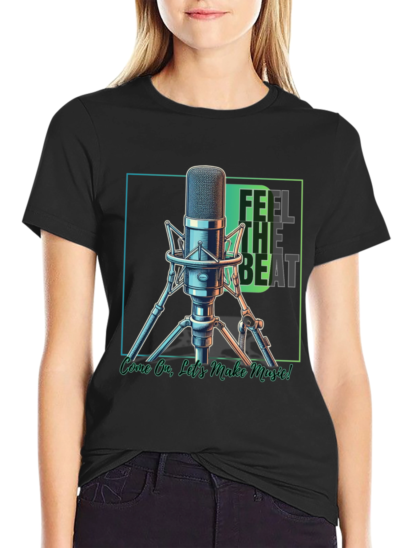 Feel the Beat Music T-Shirt