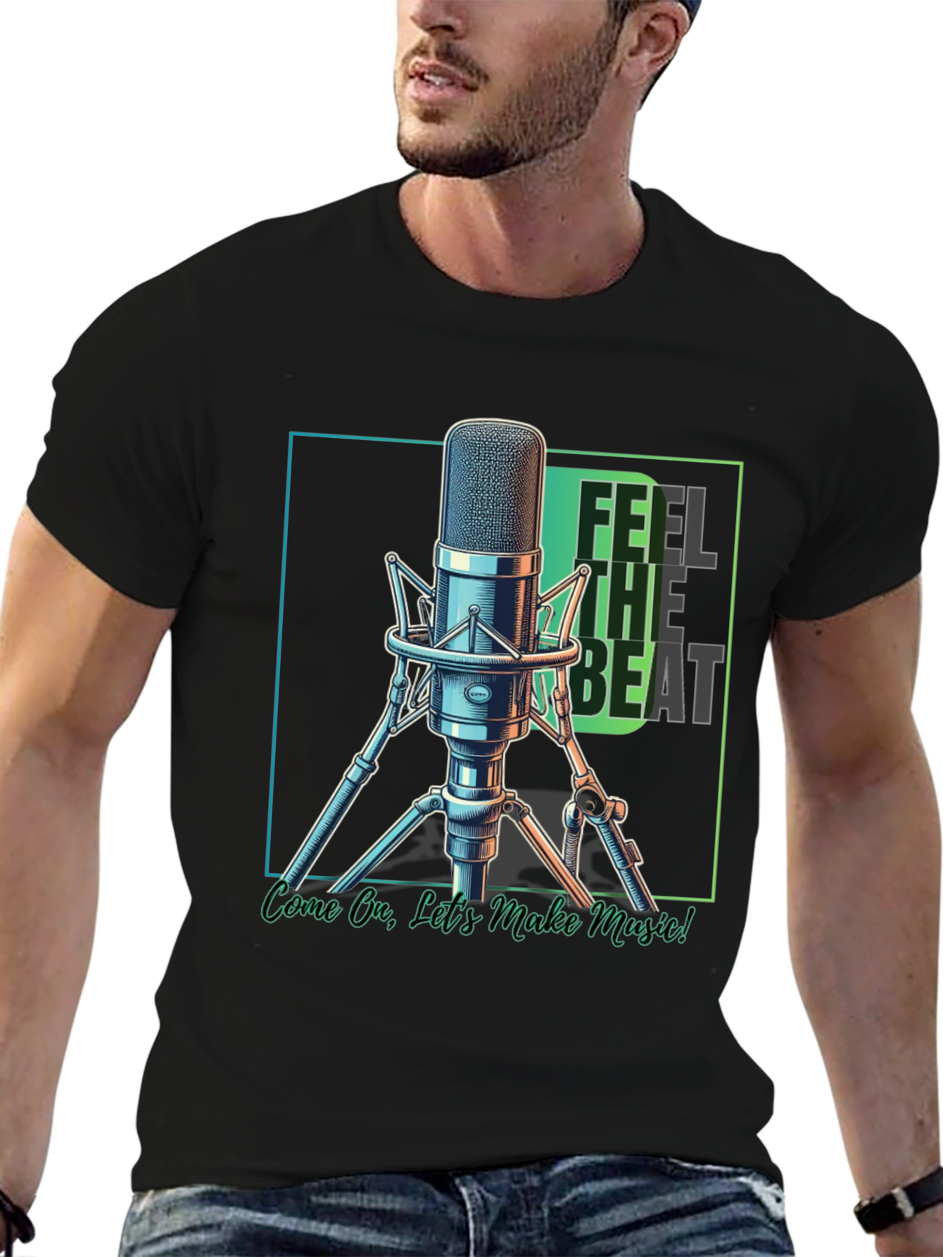 Feel the Beat Music T-Shirt
