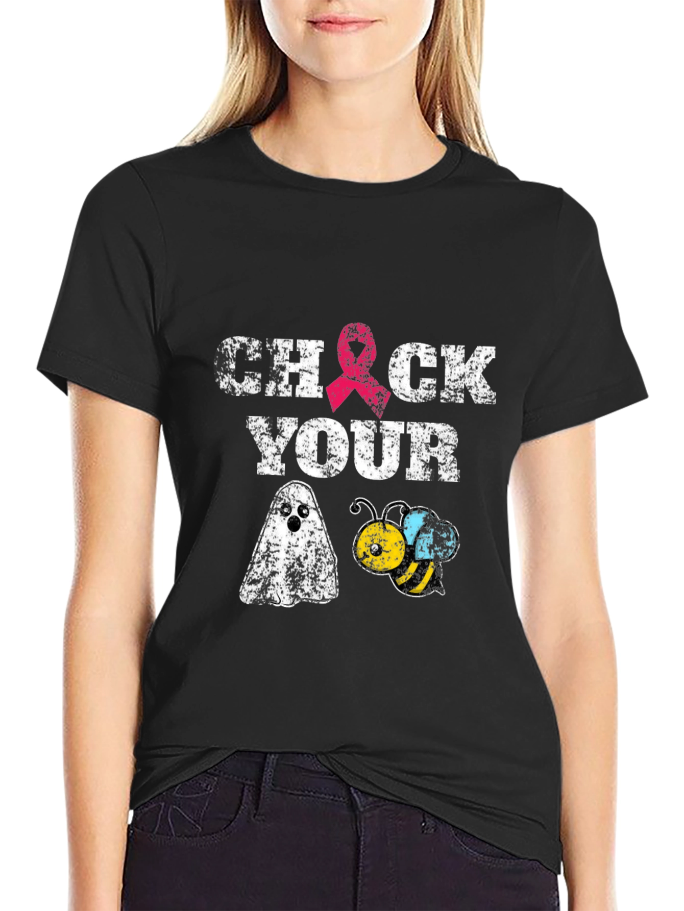 Check Your Ghost Bee T-Shirt