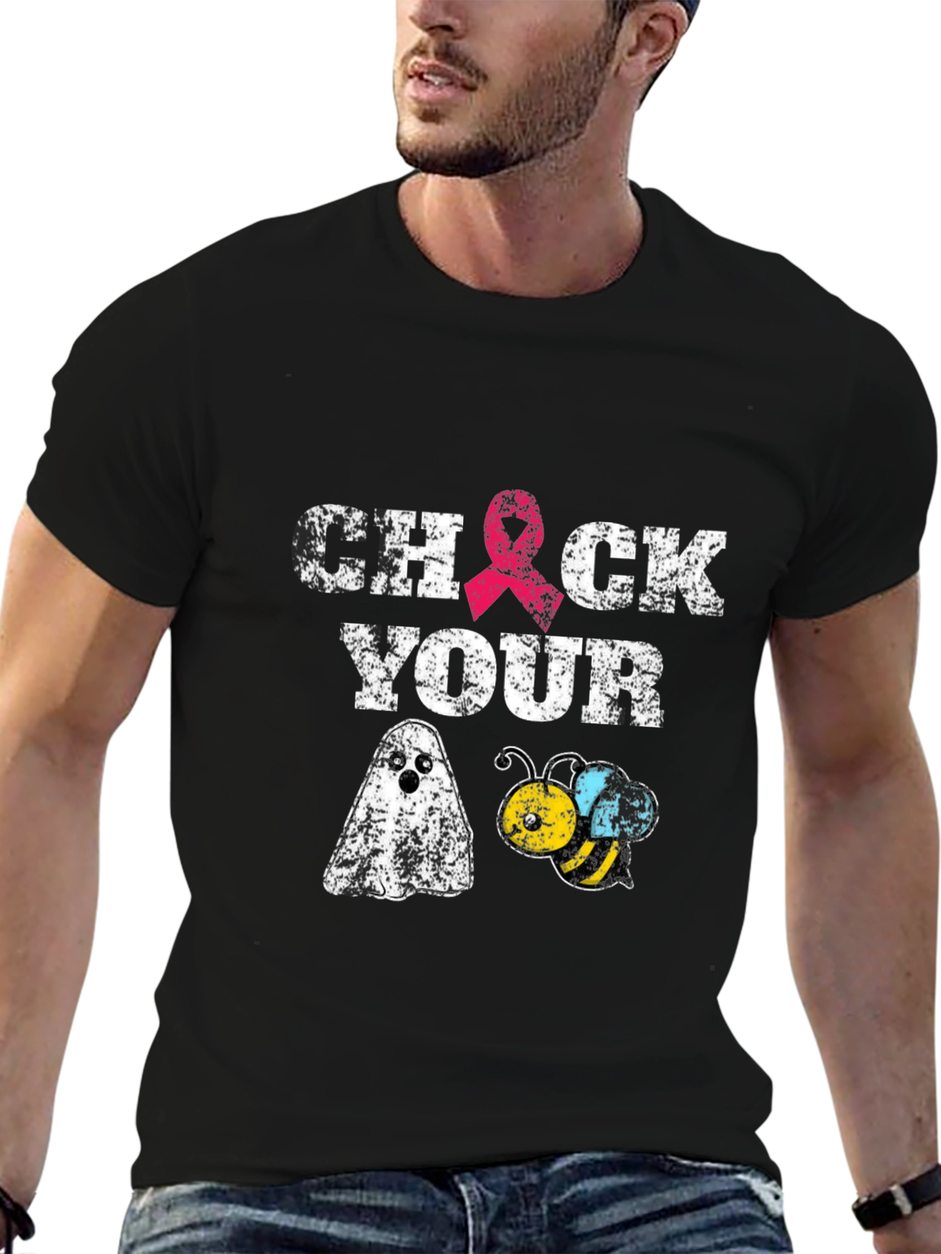 Check Your Ghost Bee T-Shirt
