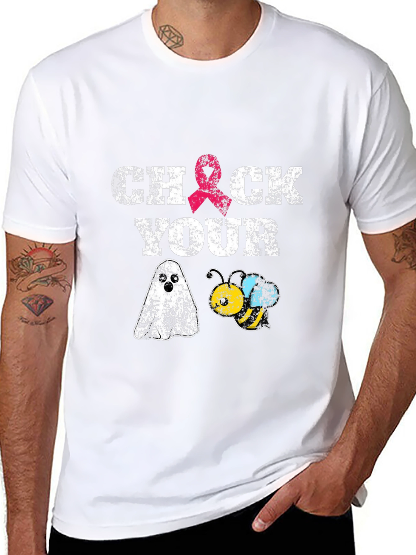 Check Your Ghost Bee T-Shirt
