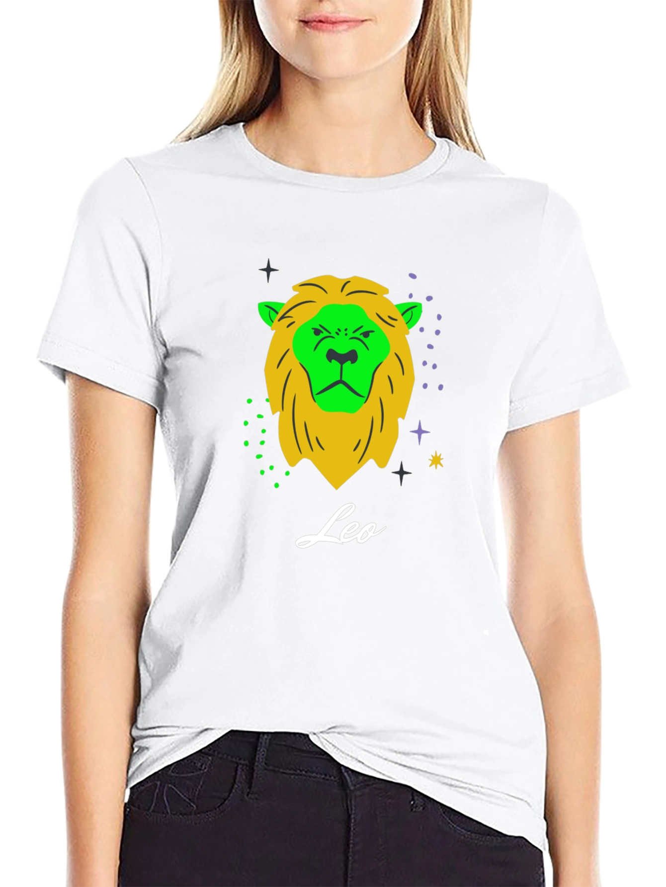 Leo Zodiac T-Shirt: Bold Lion Design