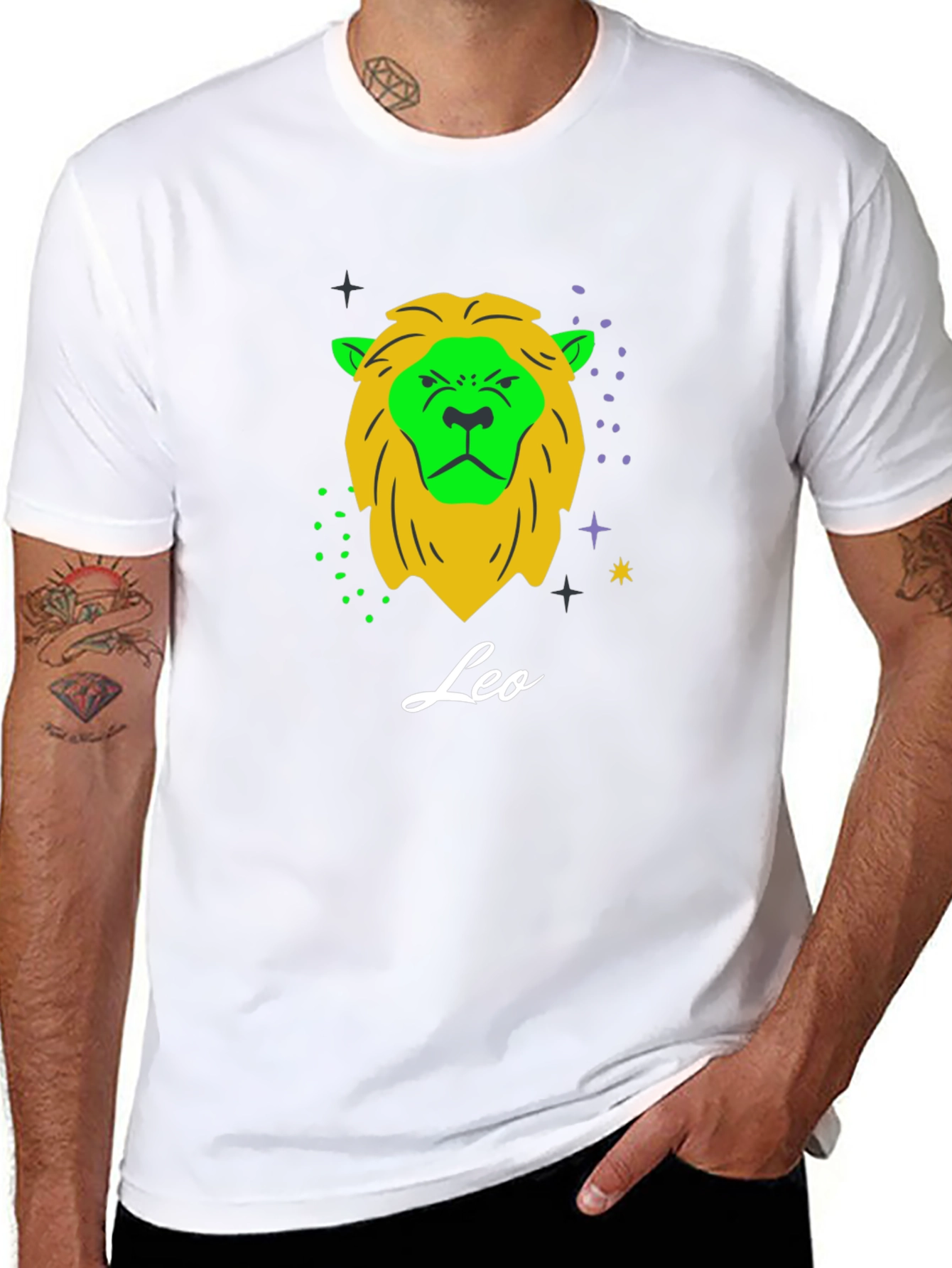 Leo Zodiac T-Shirt: Bold Lion Design