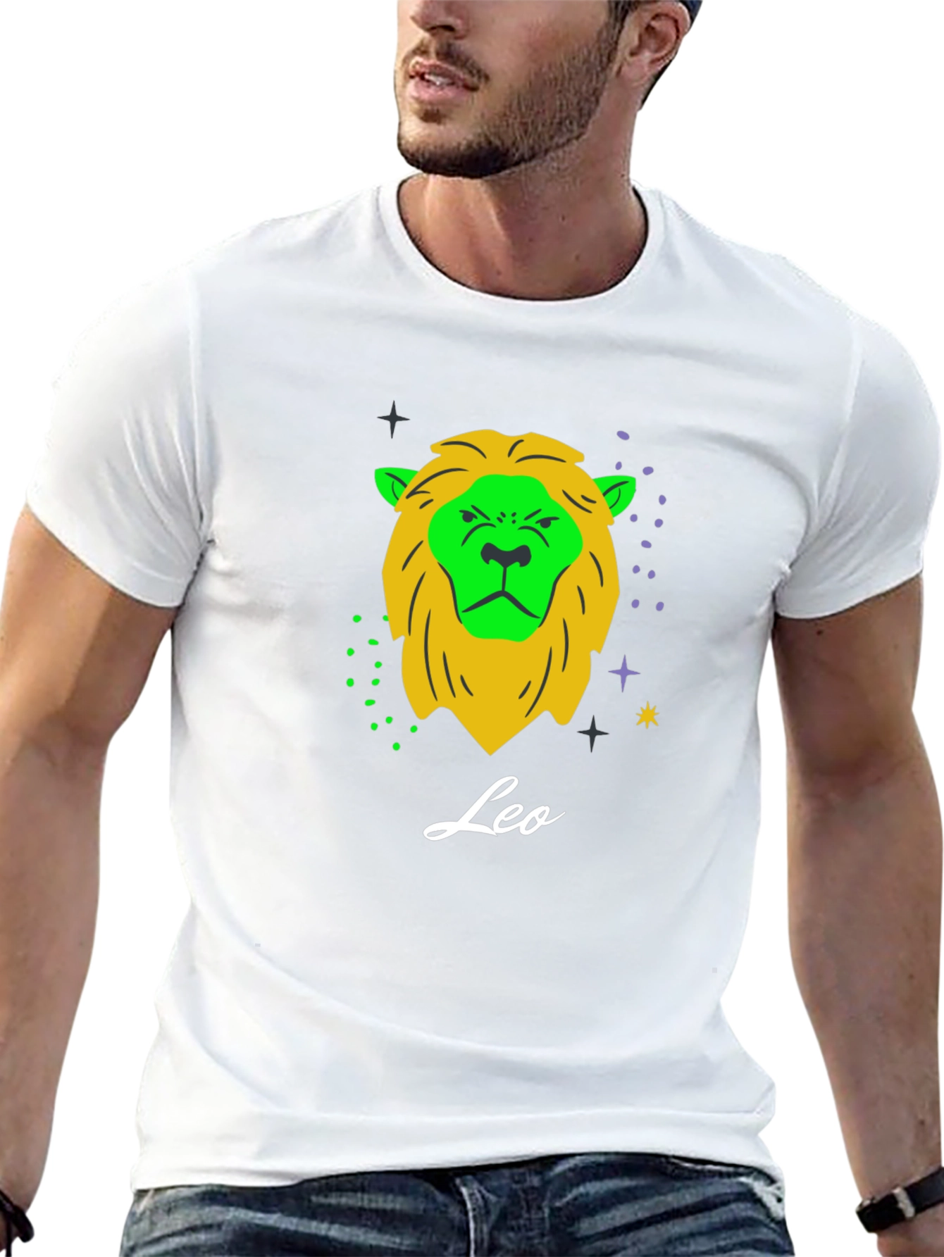 Leo Zodiac T-Shirt: Bold Lion Design
