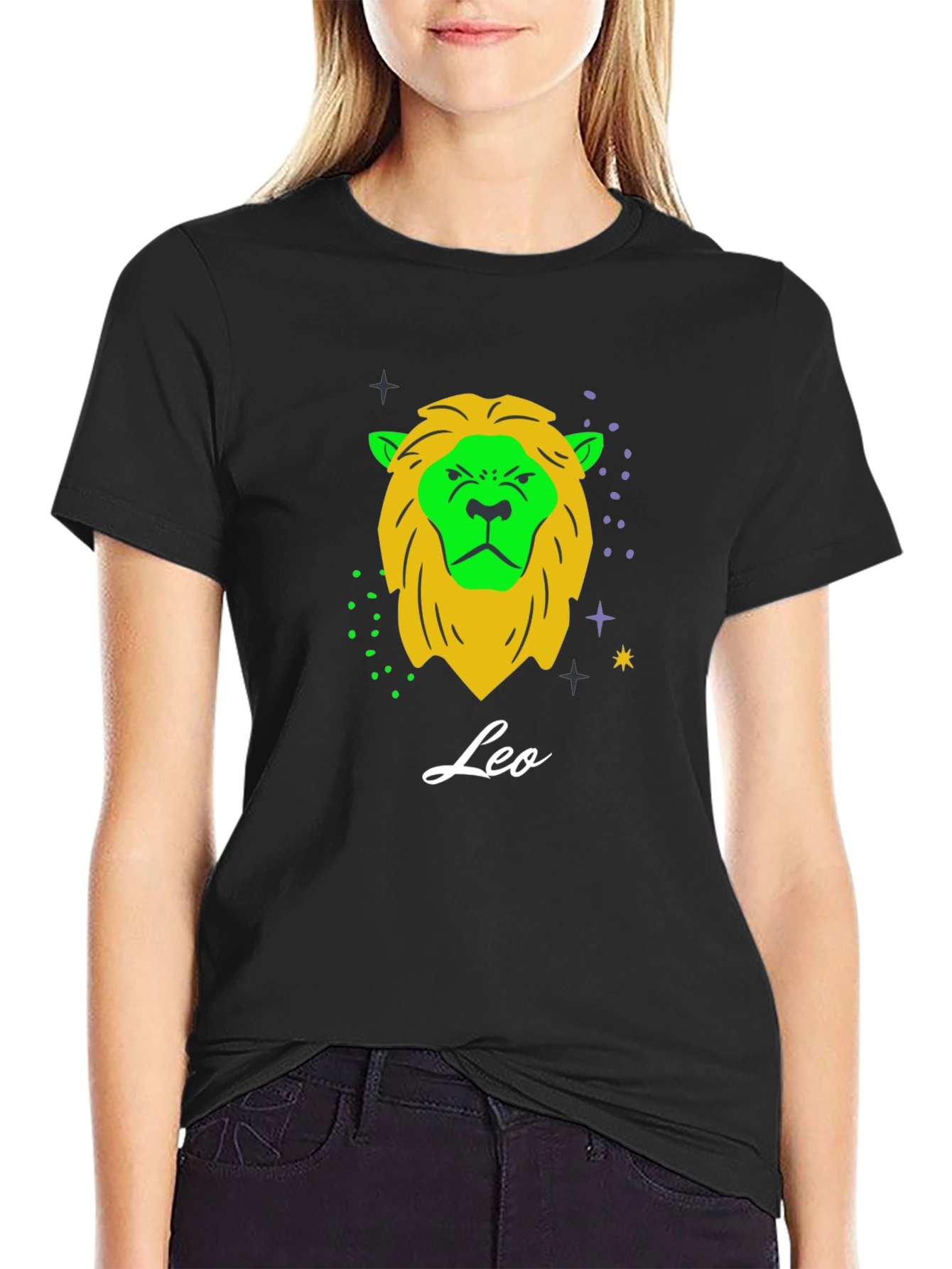 Leo Zodiac T-Shirt: Bold Lion Design