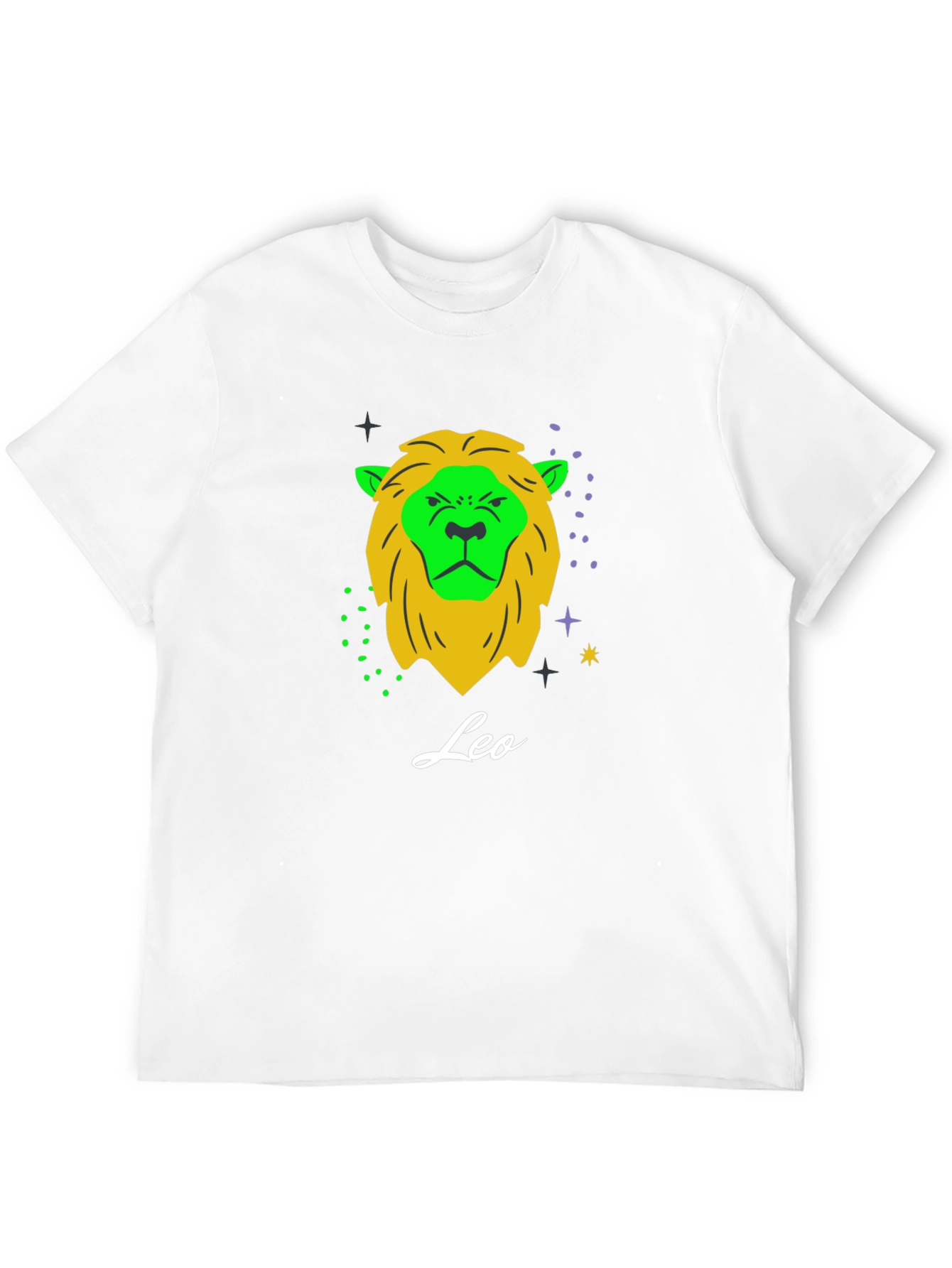 Leo Zodiac T-Shirt: Bold Lion Design