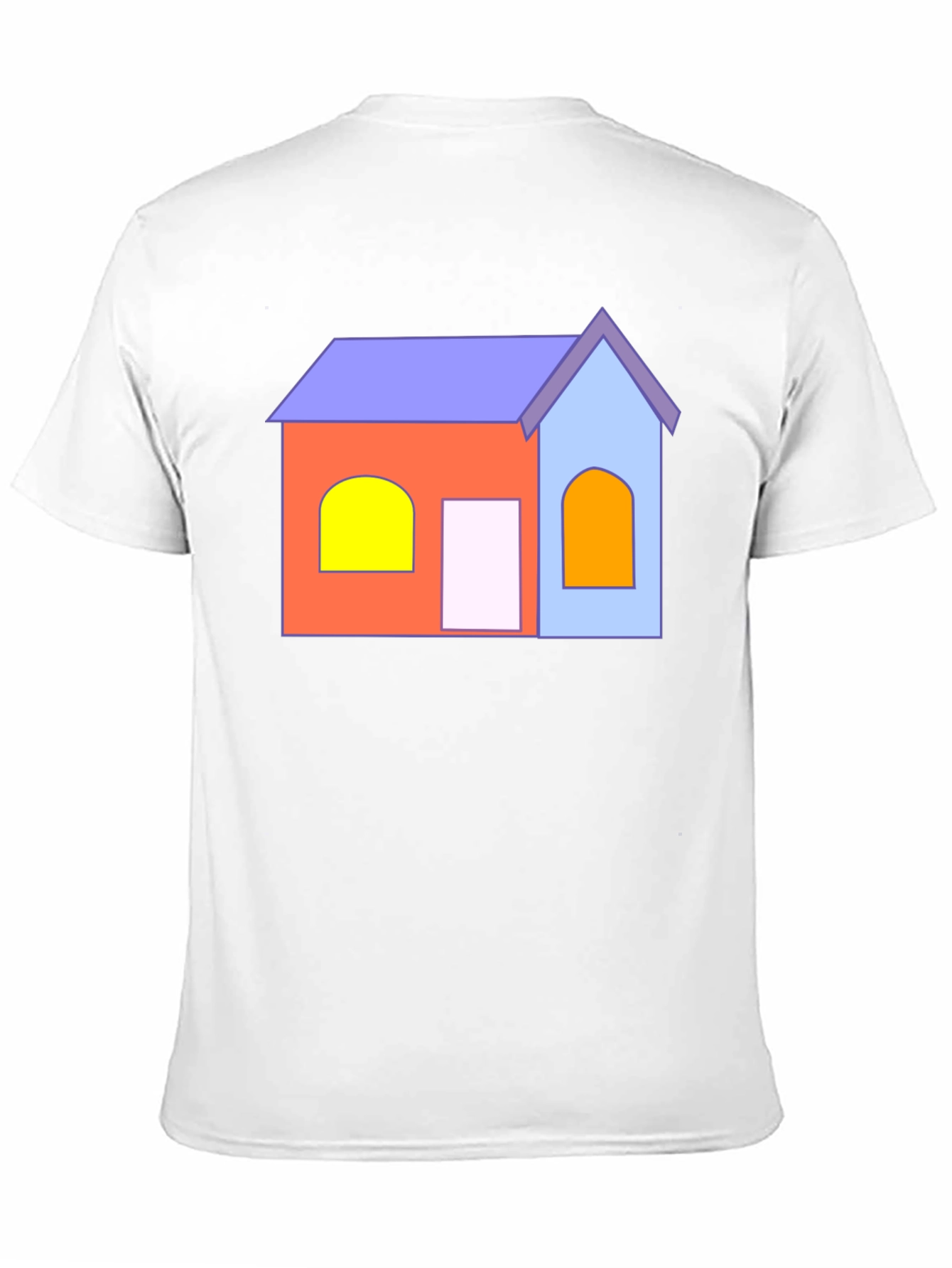 Cartoon House T-Shirt - Fun Graphic Tee