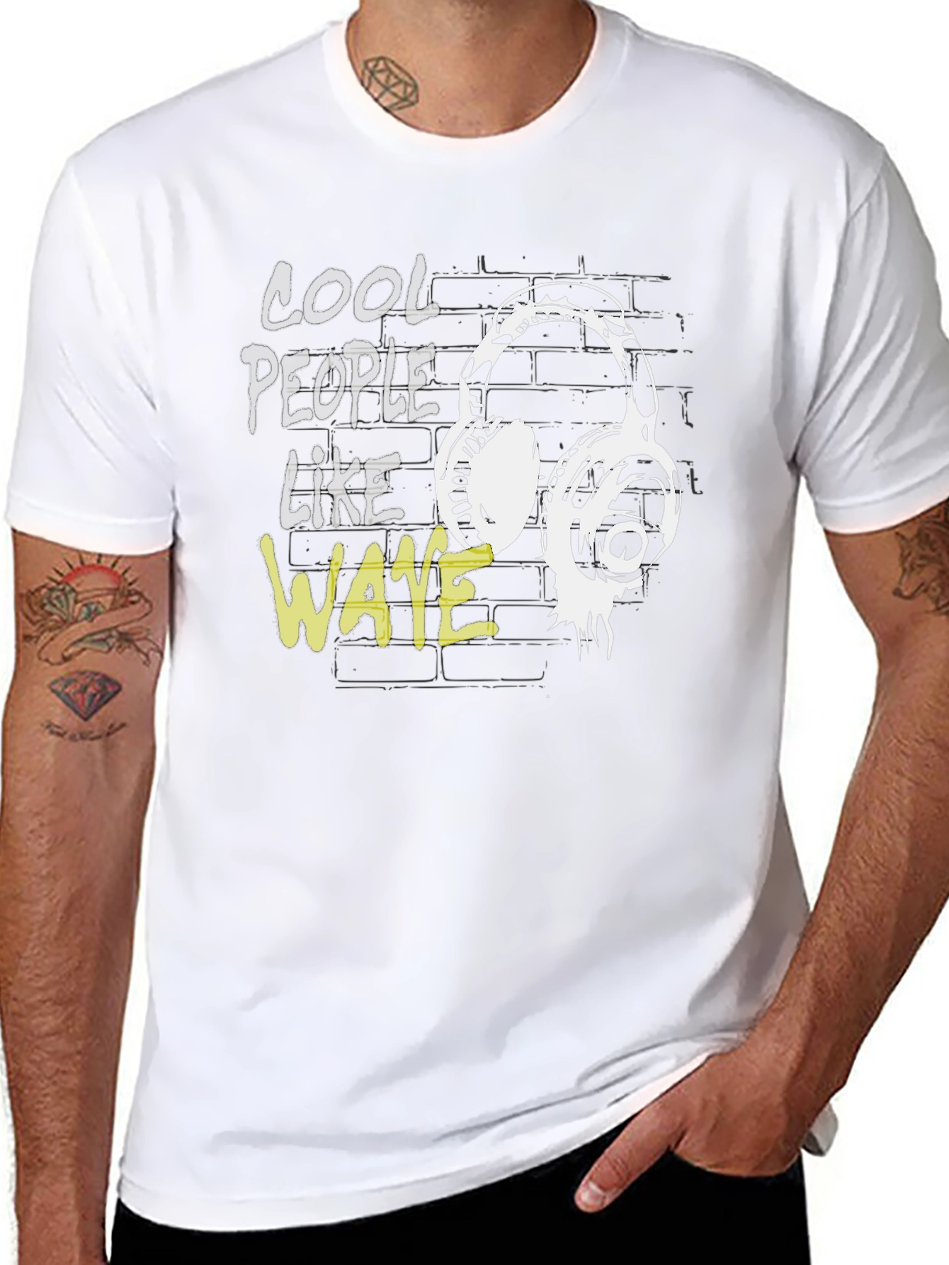 Cool People Like Wave Graphic T-Shirt