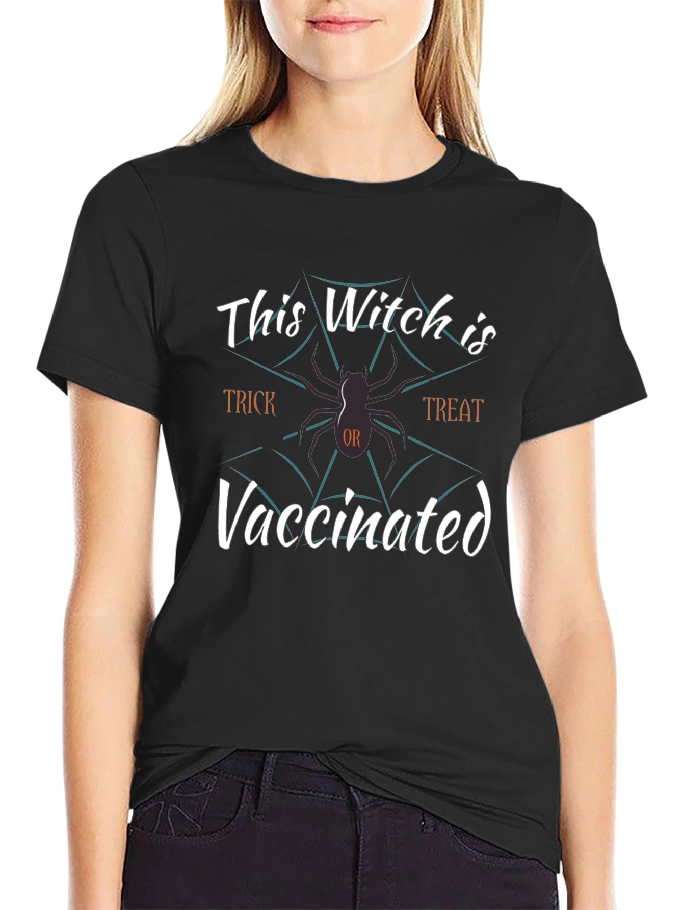 This Witch is Vaccinated Halloween T-Shirt