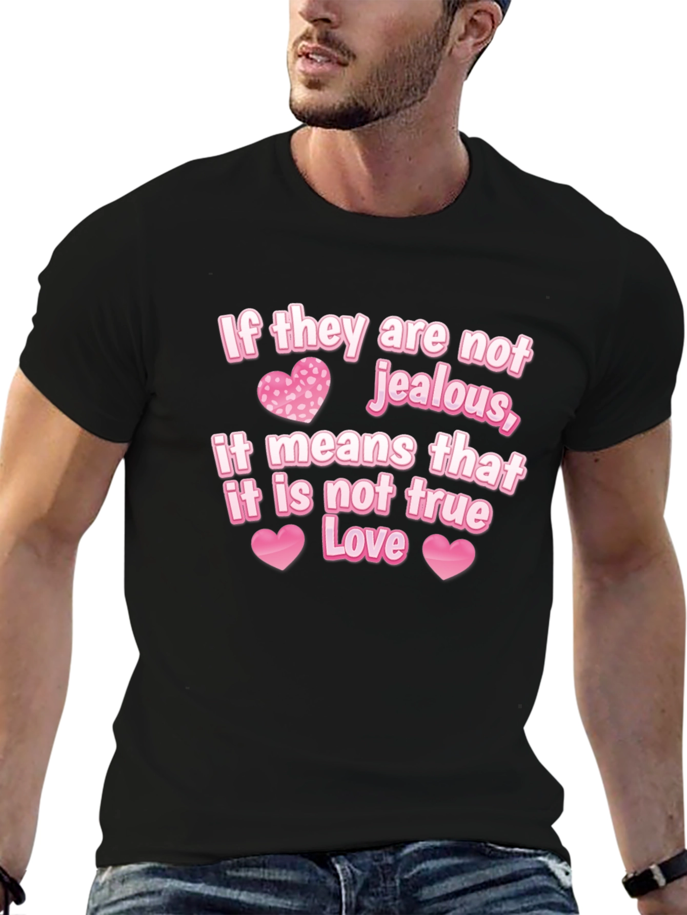 Jealous Love Graphic Tee - Black