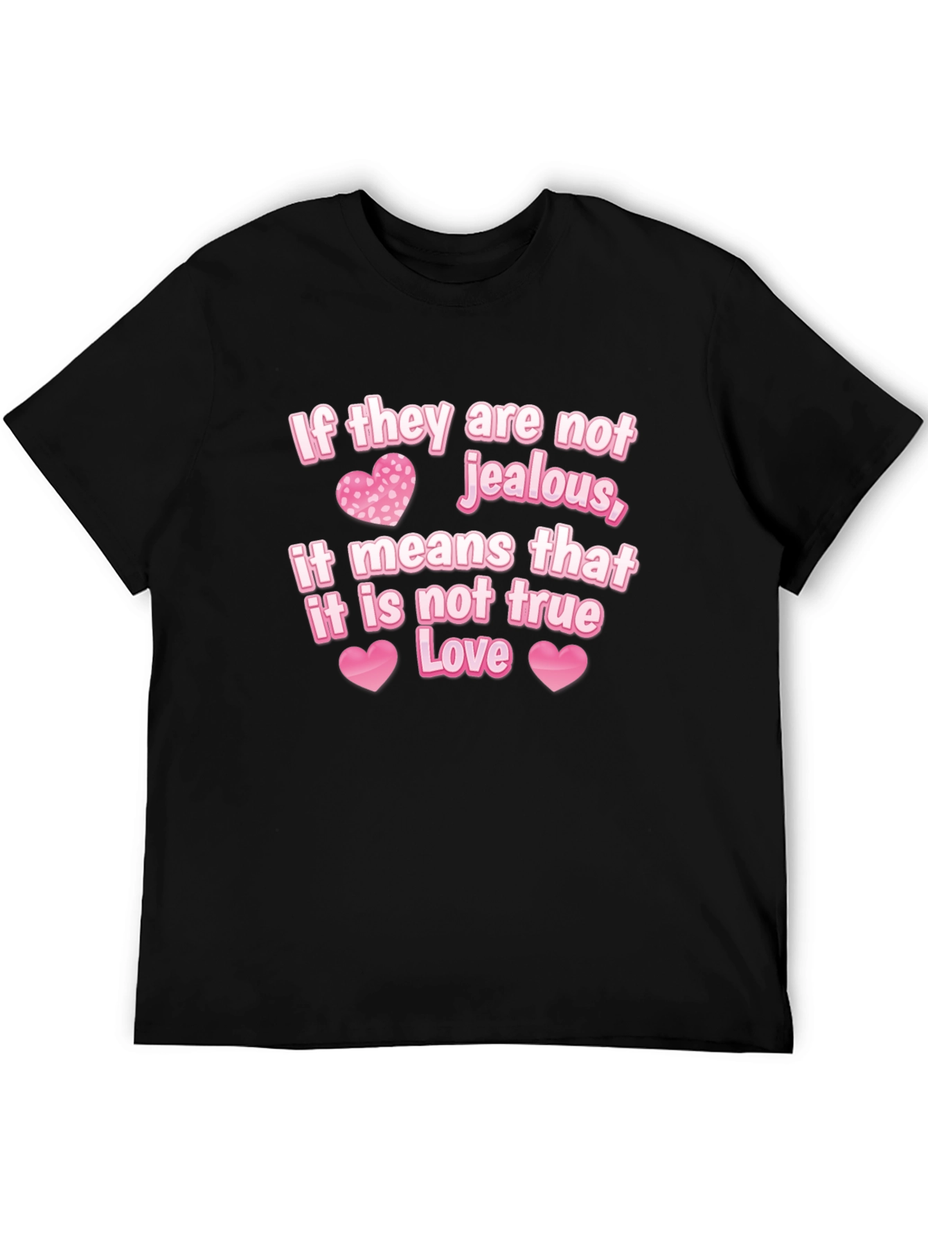 Jealous Love Graphic Tee - Black