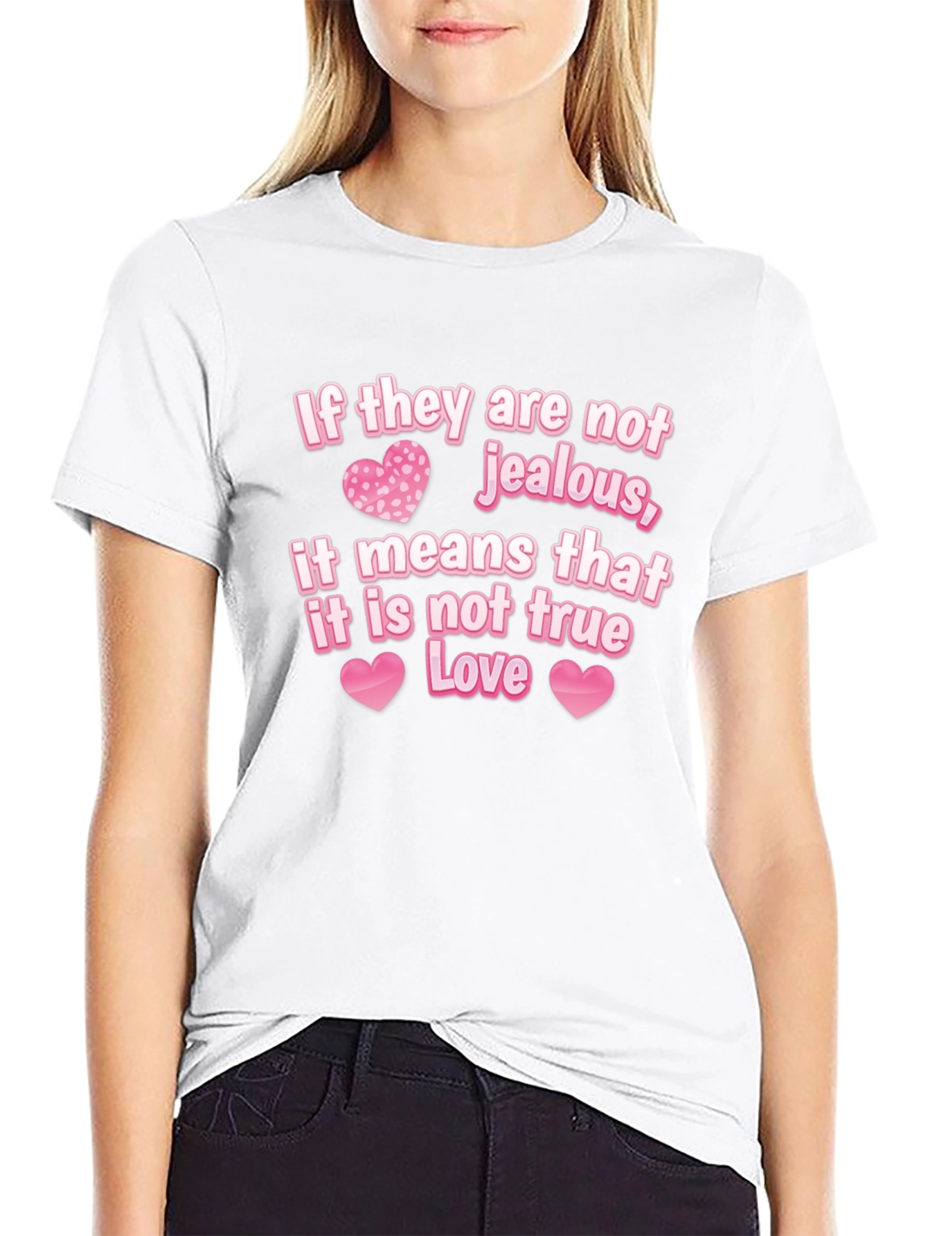 Jealous Love Graphic Tee - Black